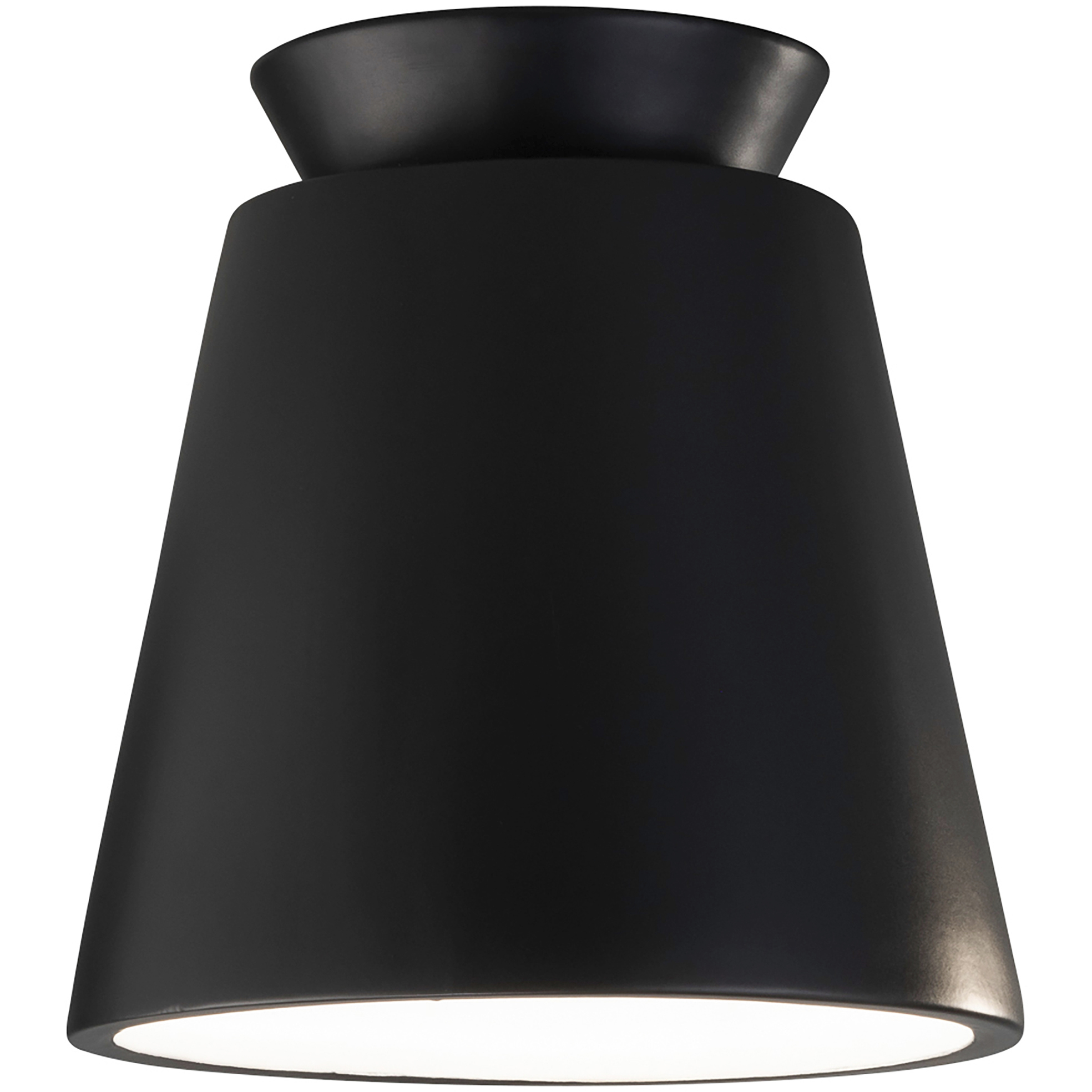 Radiance Collection 1 Light 7.5 inch Celadon Green Crackle Flush-Mount Ceiling Light