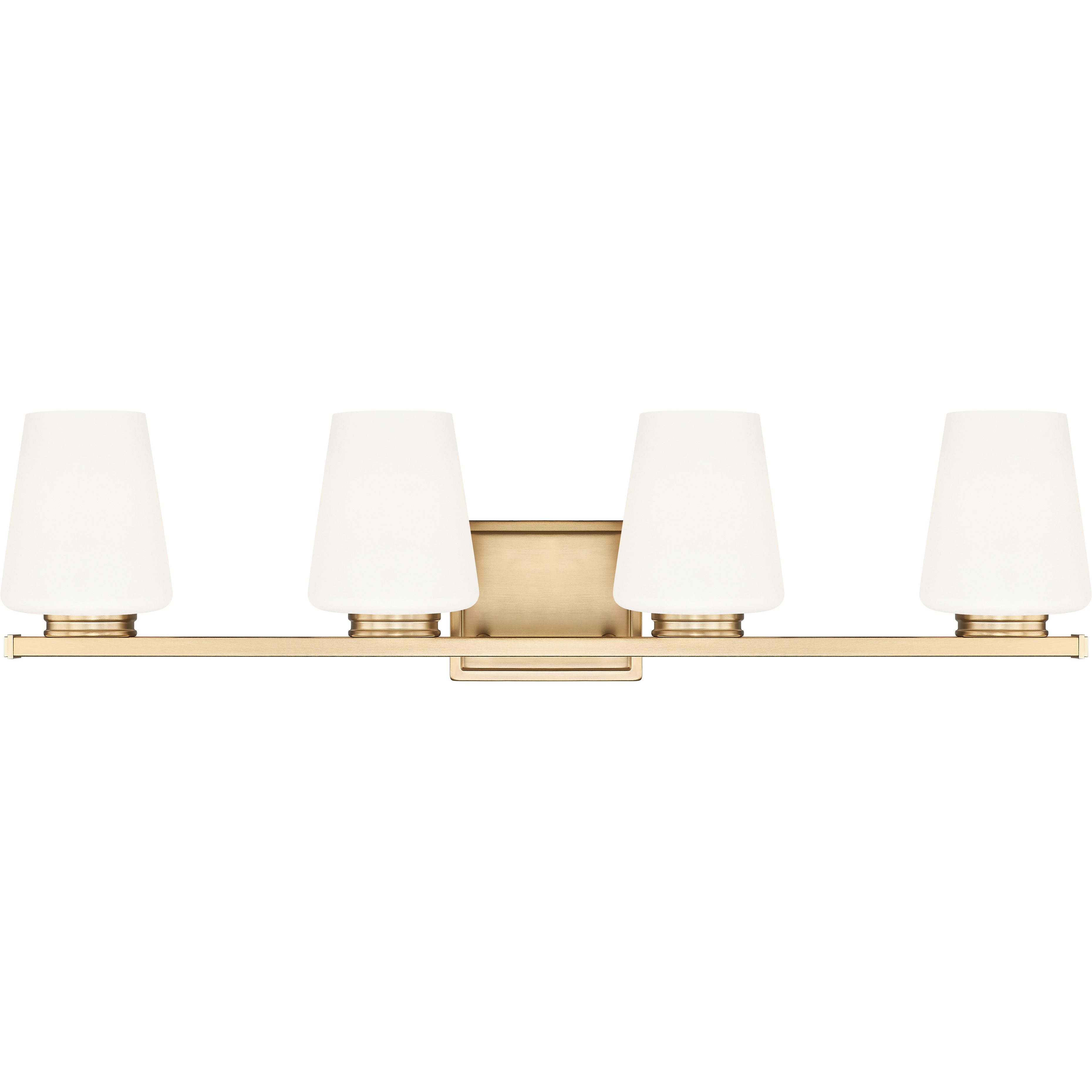 Nextra 4 Light 32 inch Modern Gold Bath Vanity Wall Light