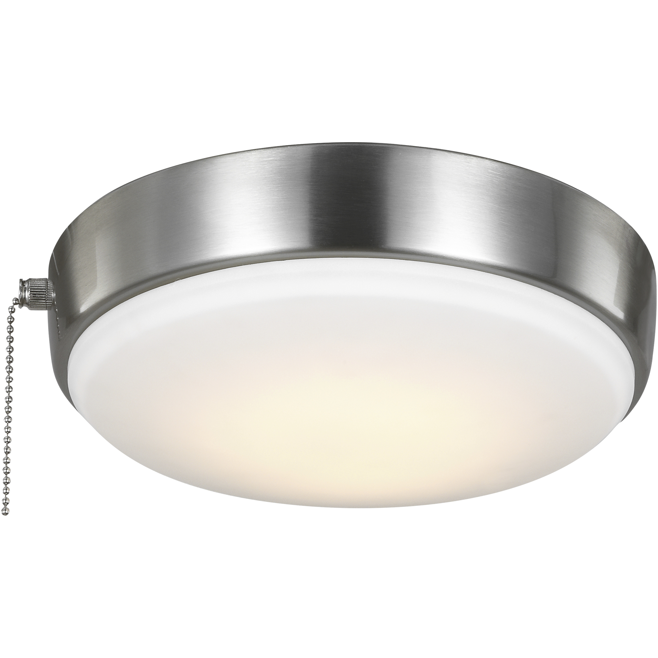 Universal LED Brushed Steel Fan Light Kit