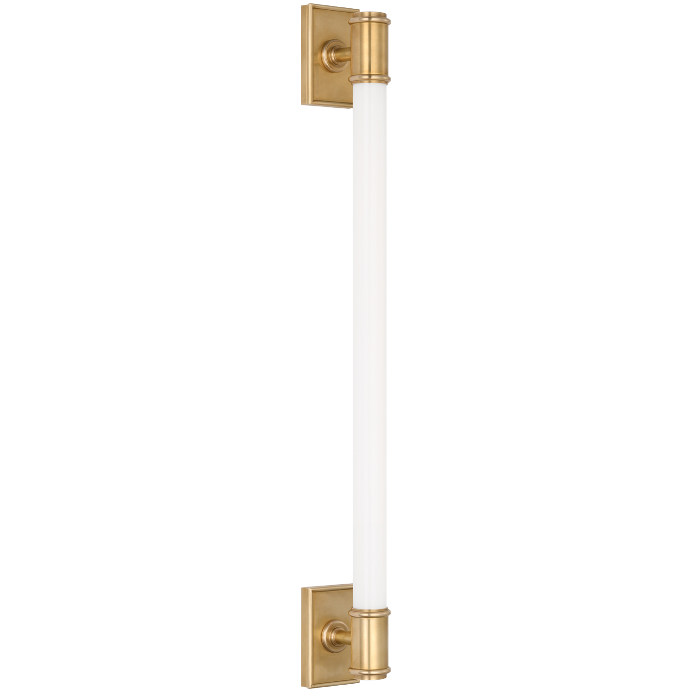 Chapman & Myers Owen LED 2.75 inch Antique-Burnished Brass Linear Bath Light Wall Light