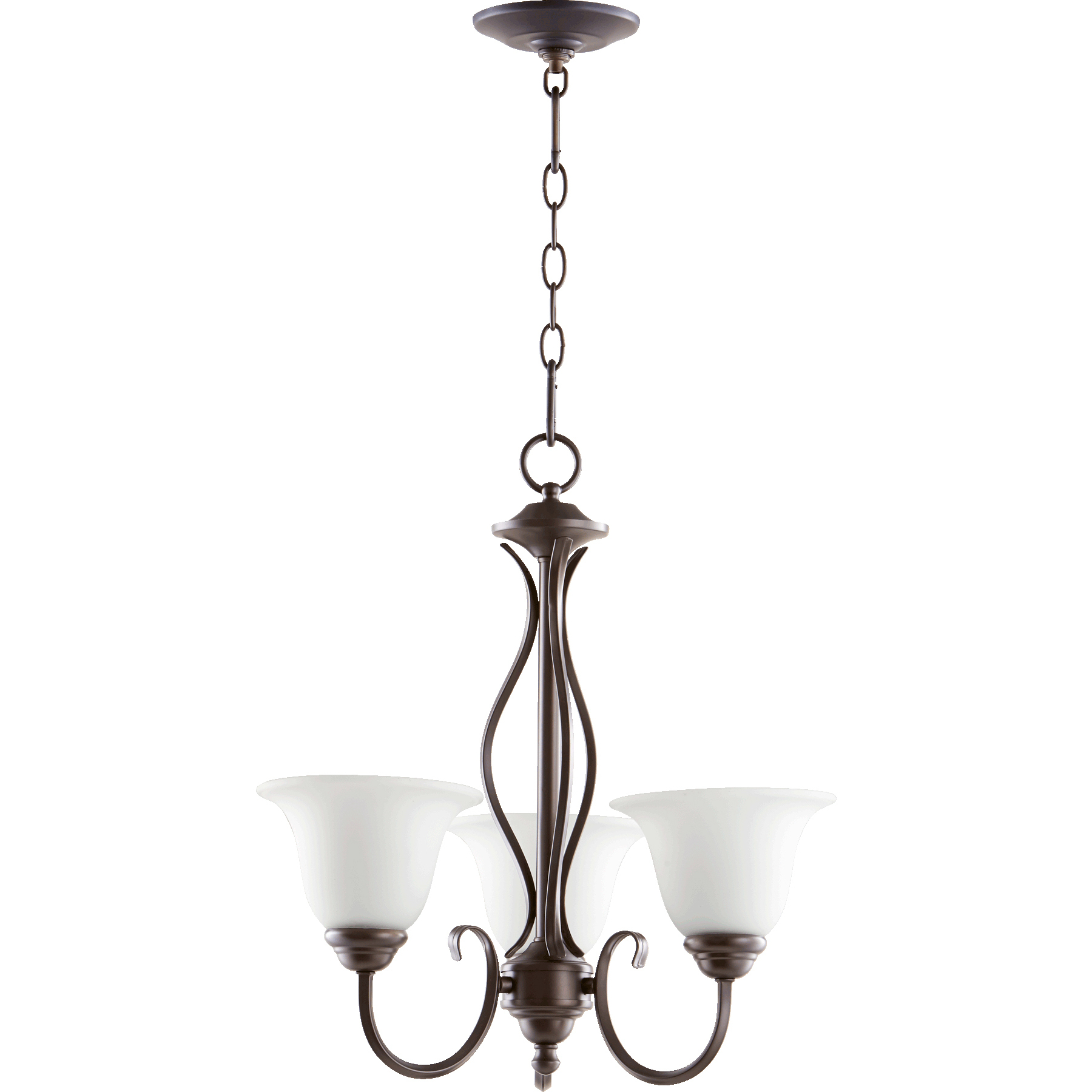 Spencer 3 Light 20 inch Oiled Bronze Chandelier Ceiling Light