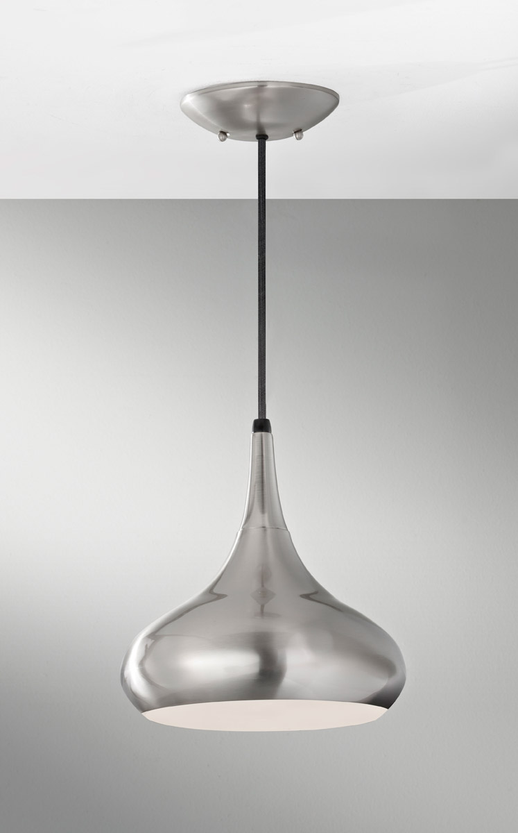 Brushed steel pendant shop