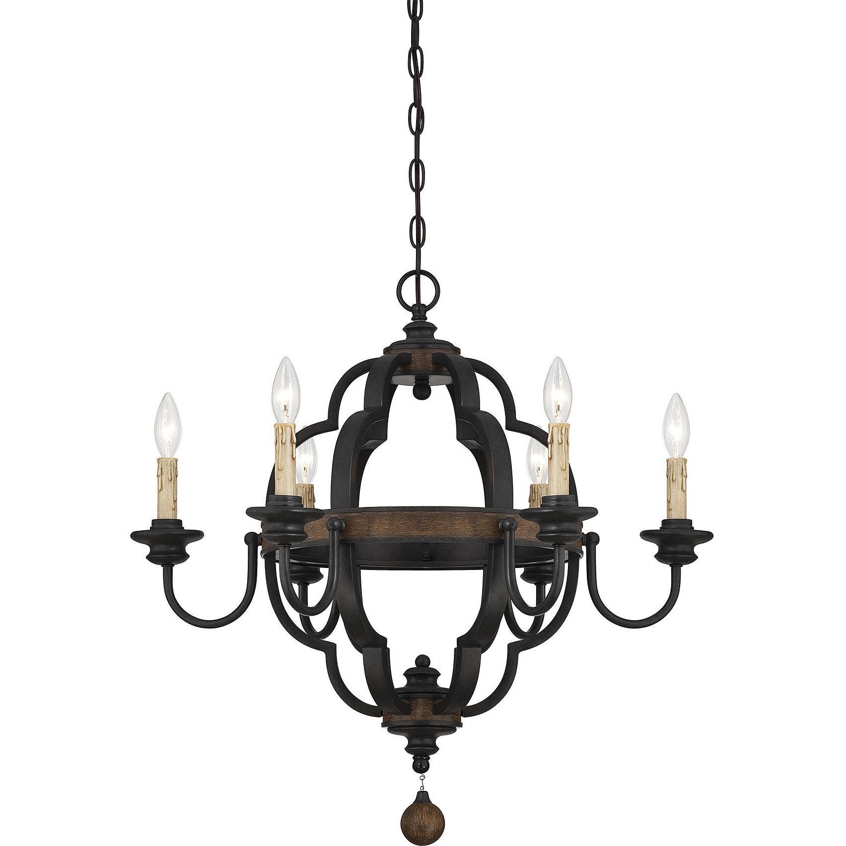 Starr 6 Light 26.5 inch Durango Chandelier Ceiling Light
