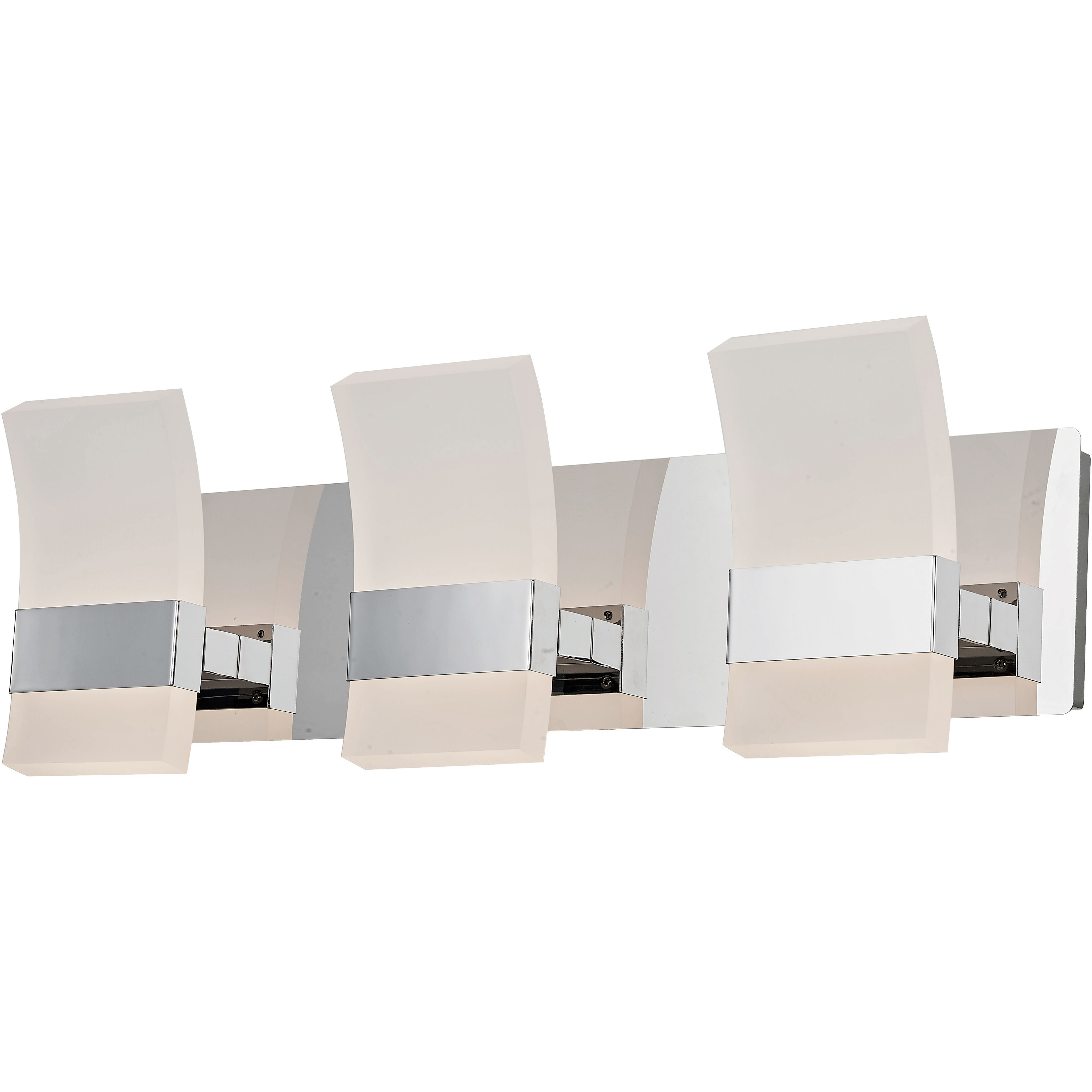 Fang LED 22.9 inch Chrome Bath Vanity Light Wall Light