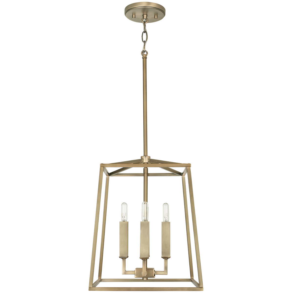 Thea 4 Light 12 inch Aged Brass Foyer Ceiling Light