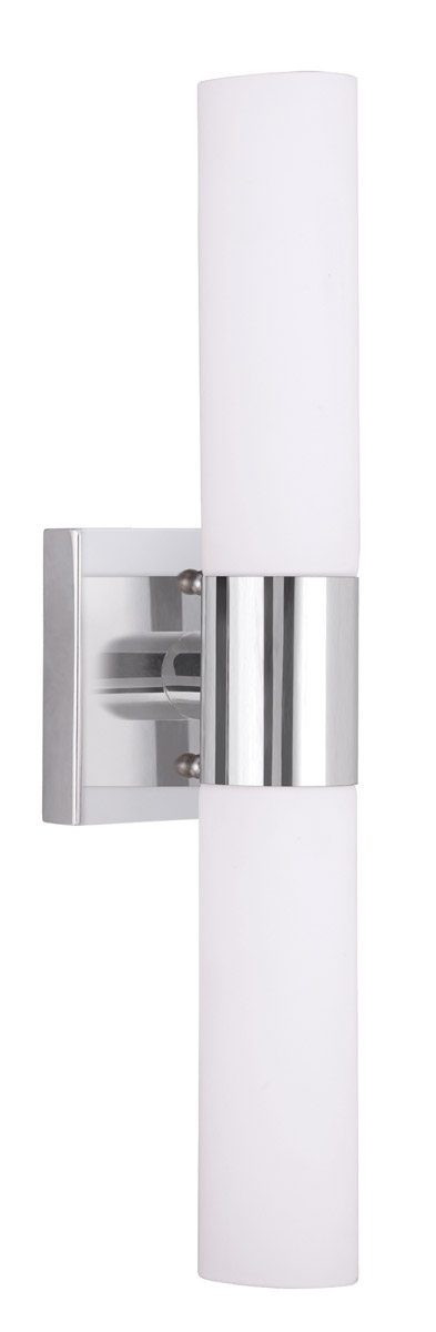 Aero 2 Light 17.75 inch Polished Chrome ADA Bath Vanity Wall Light