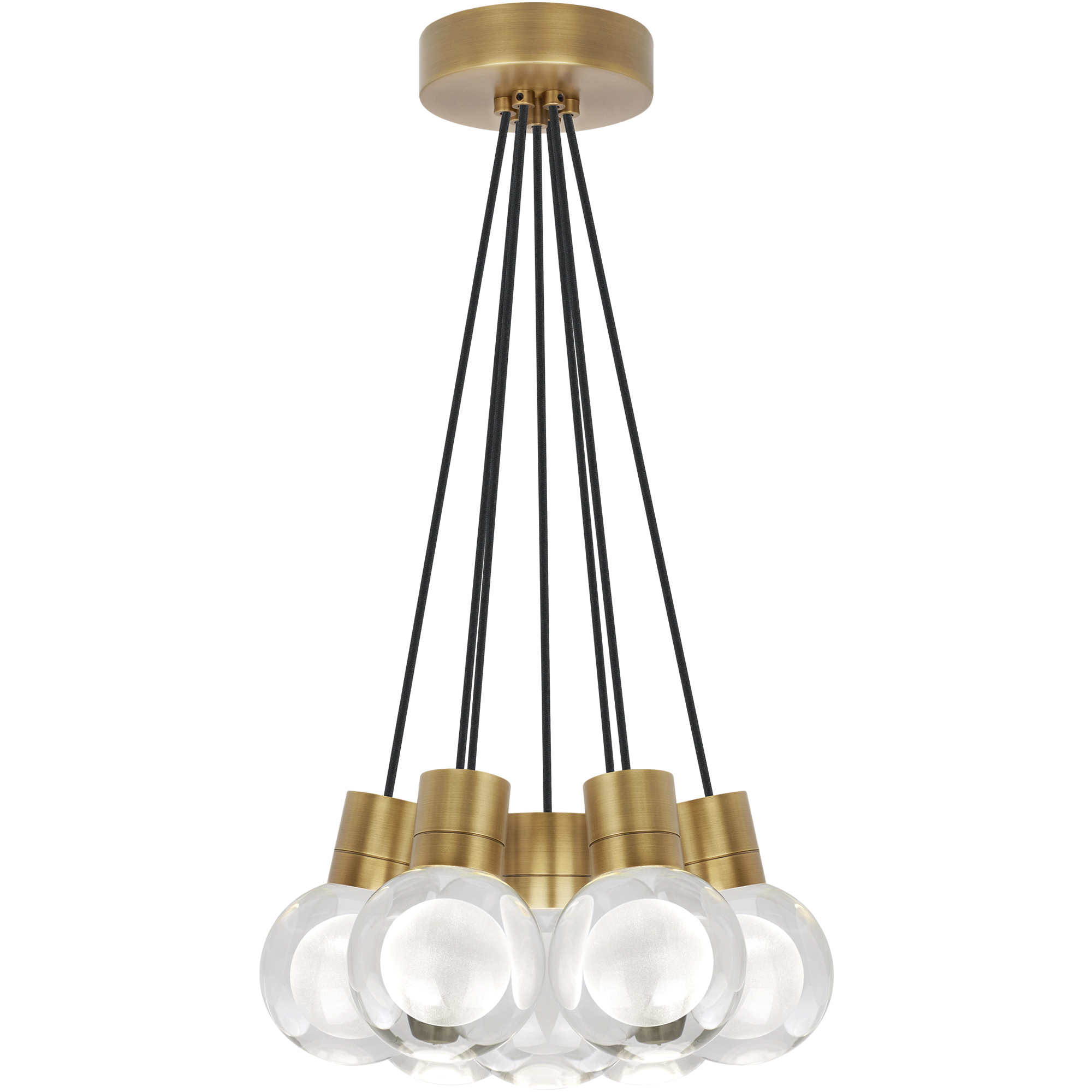 Sean Lavin Mina LED 14 inch Natural Brass Pendant Ceiling Light