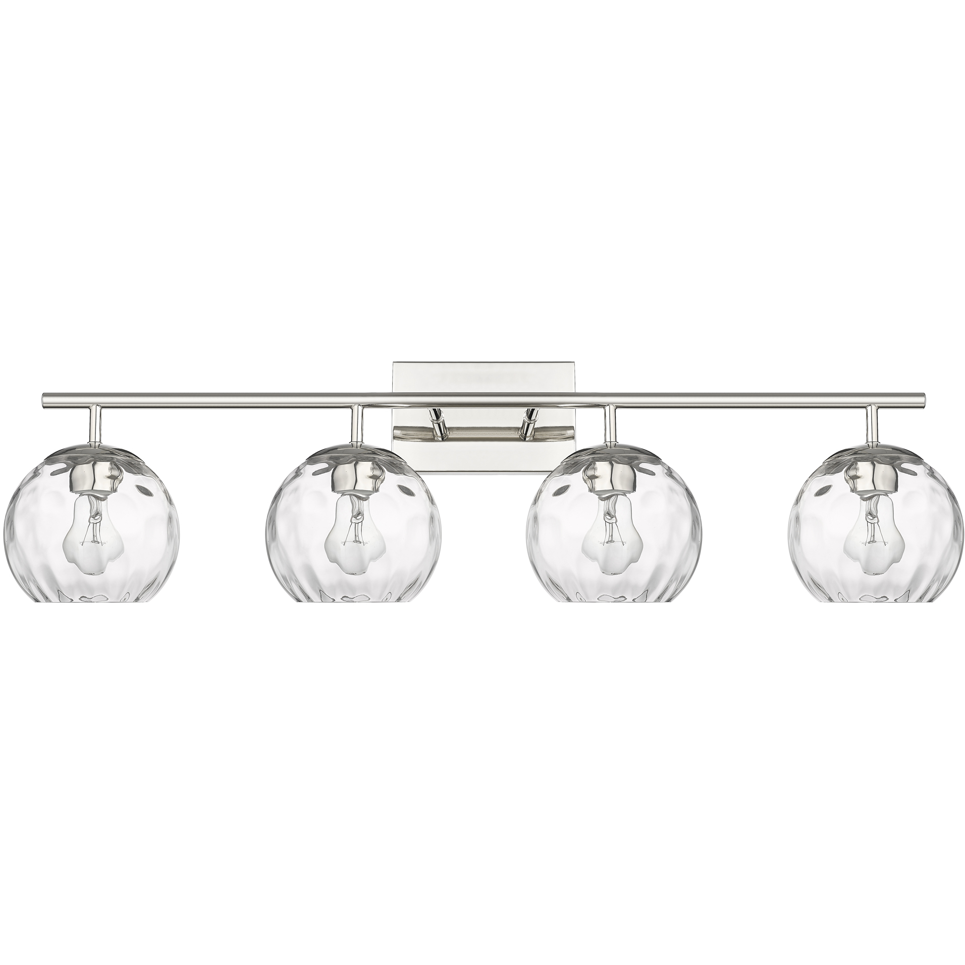 Mackenzie 4 Light 36 inch Polished Nickel Vanity Light Wall Light