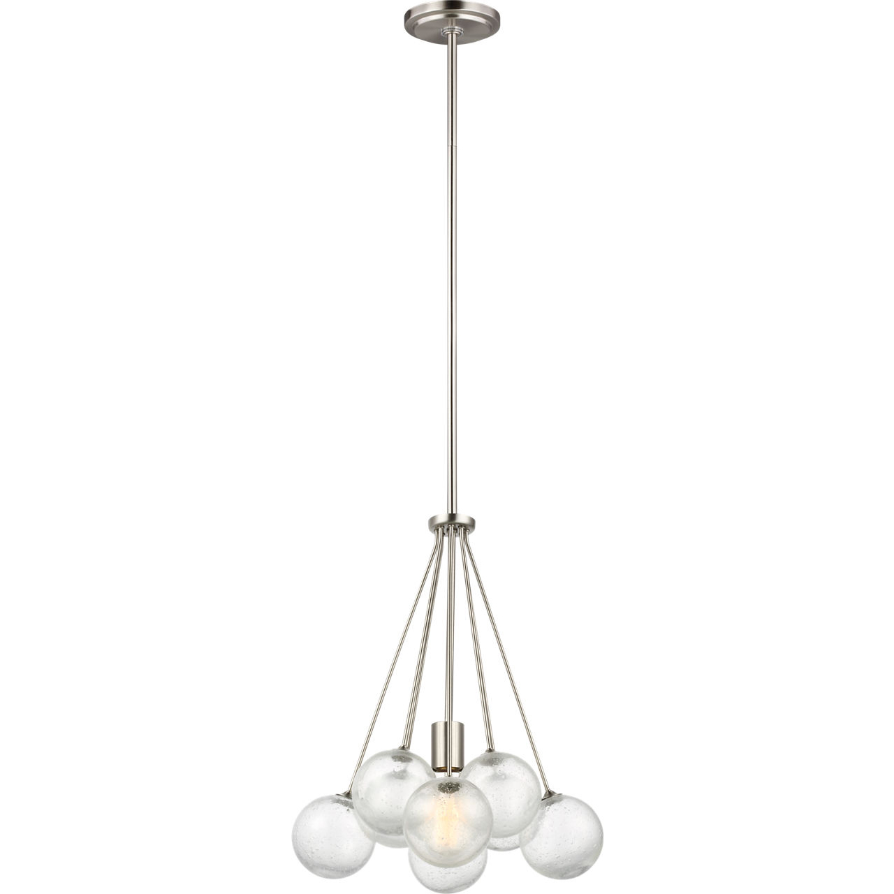 Sean Lavin Bronzeville 1 Light 14.25 inch Brushed Nickel Pendant Ceiling Light
