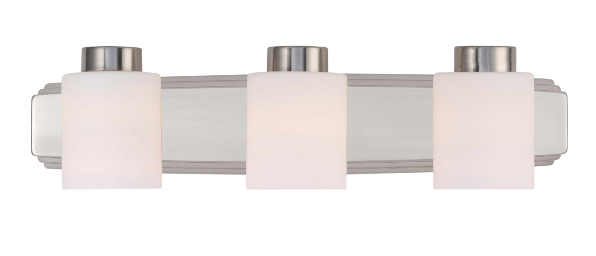 Westport 3 Light 24 inch Satin Nickel Bath Bar Wall Light