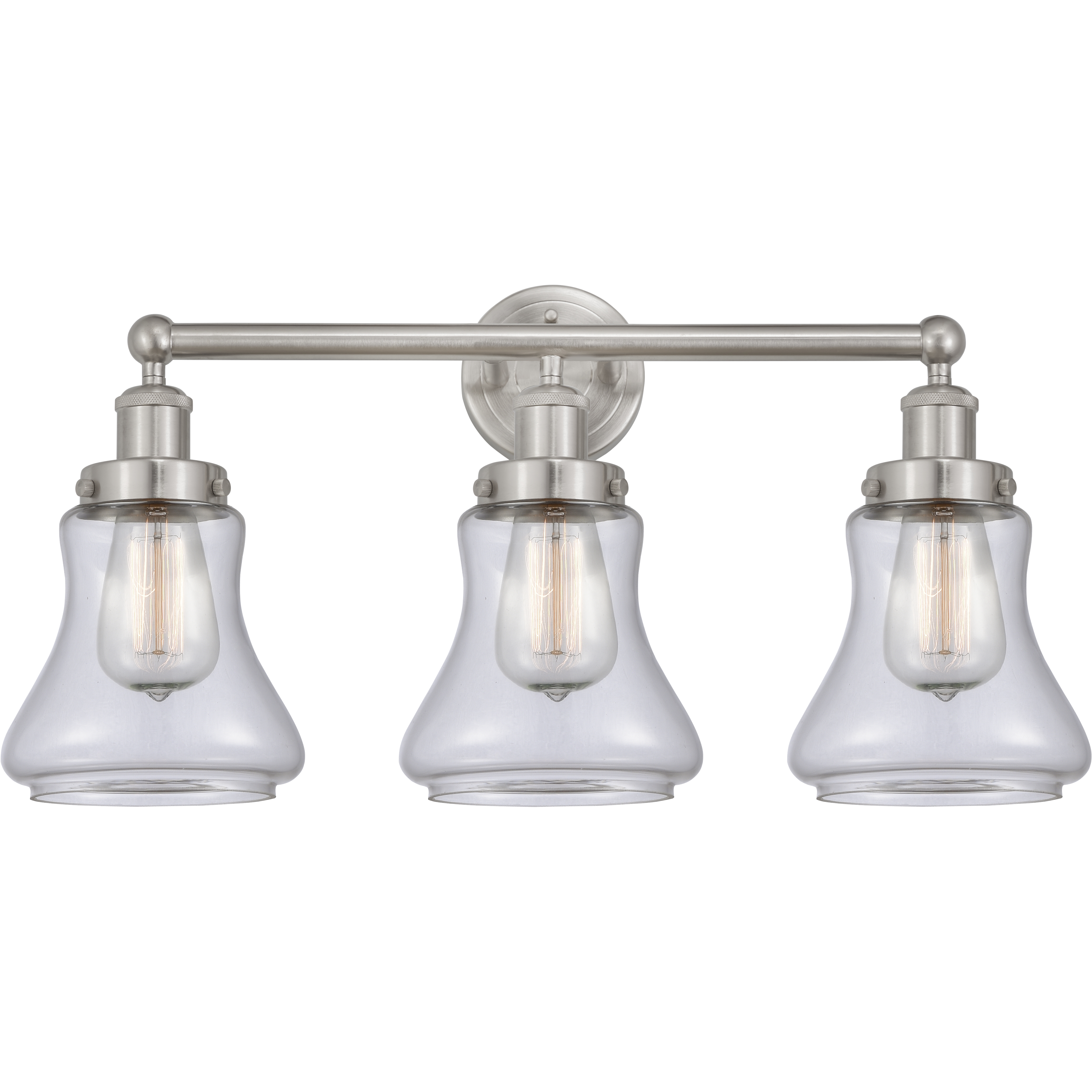 Bellmont 3 Light 24.5 inch Brushed Satin Nickel Bath Vanity Light Wall Light