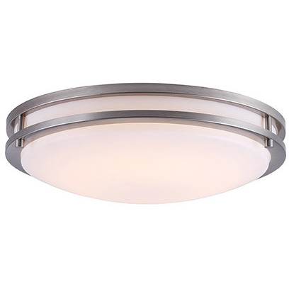 Parkedale LED 13 inch Brushed Nickel Flushmount Ceiling Light