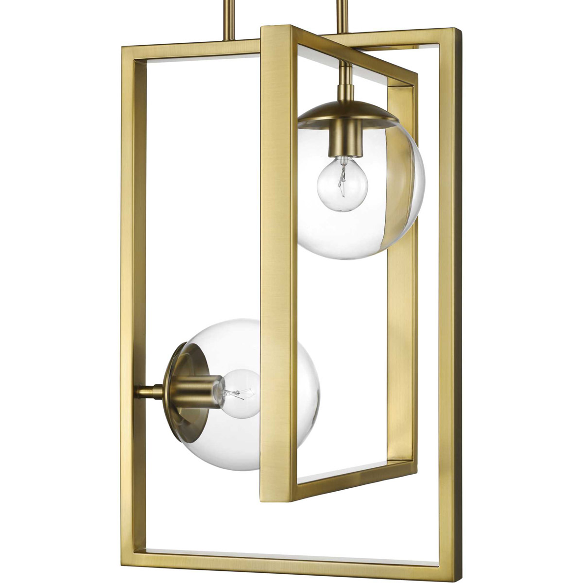 Atwell 2 Light 13.5 inch Brushed Bronze Pendant Ceiling Light