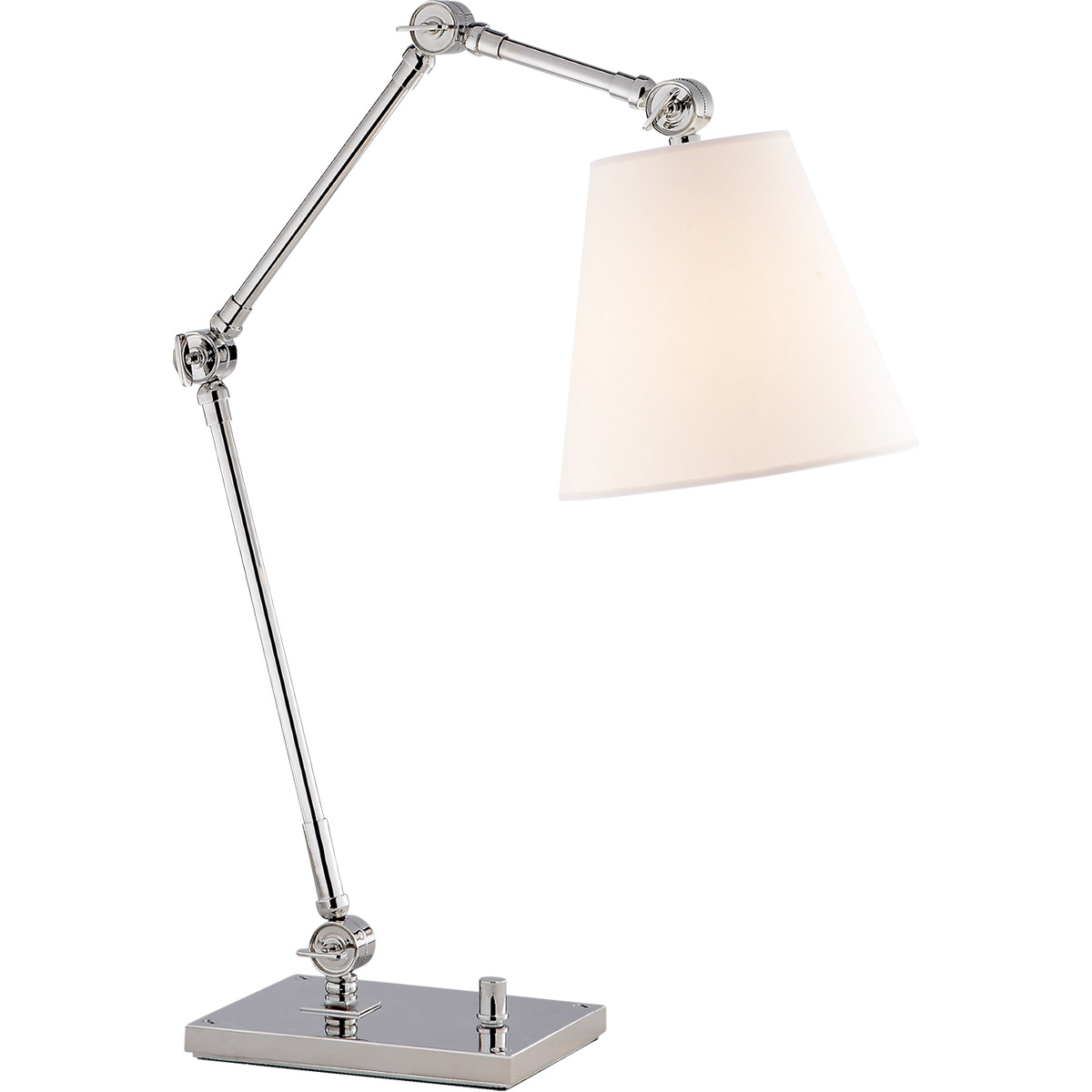 Suzanne Kasler Graves 18.25 inch 75 watt Polished Nickel Task Lamp Portable Light
