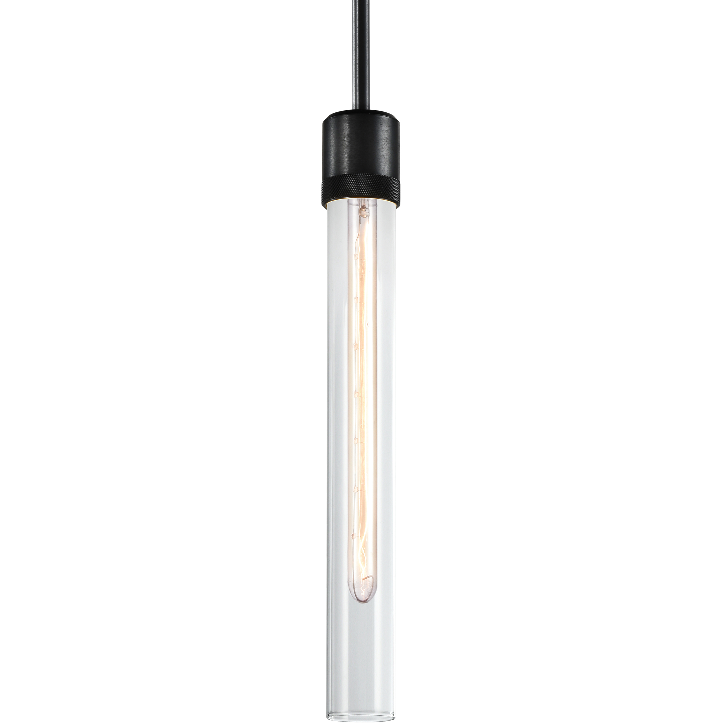 Zigrina 1 Light 5.13 inch Satin Brushed Black Pendant Ceiling Light