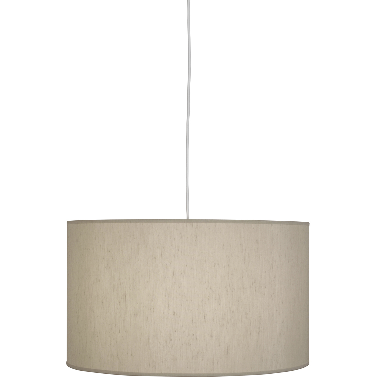 Elena 1 Light 25 inch Painted White Pendant Ceiling Light in Bone Dupioni