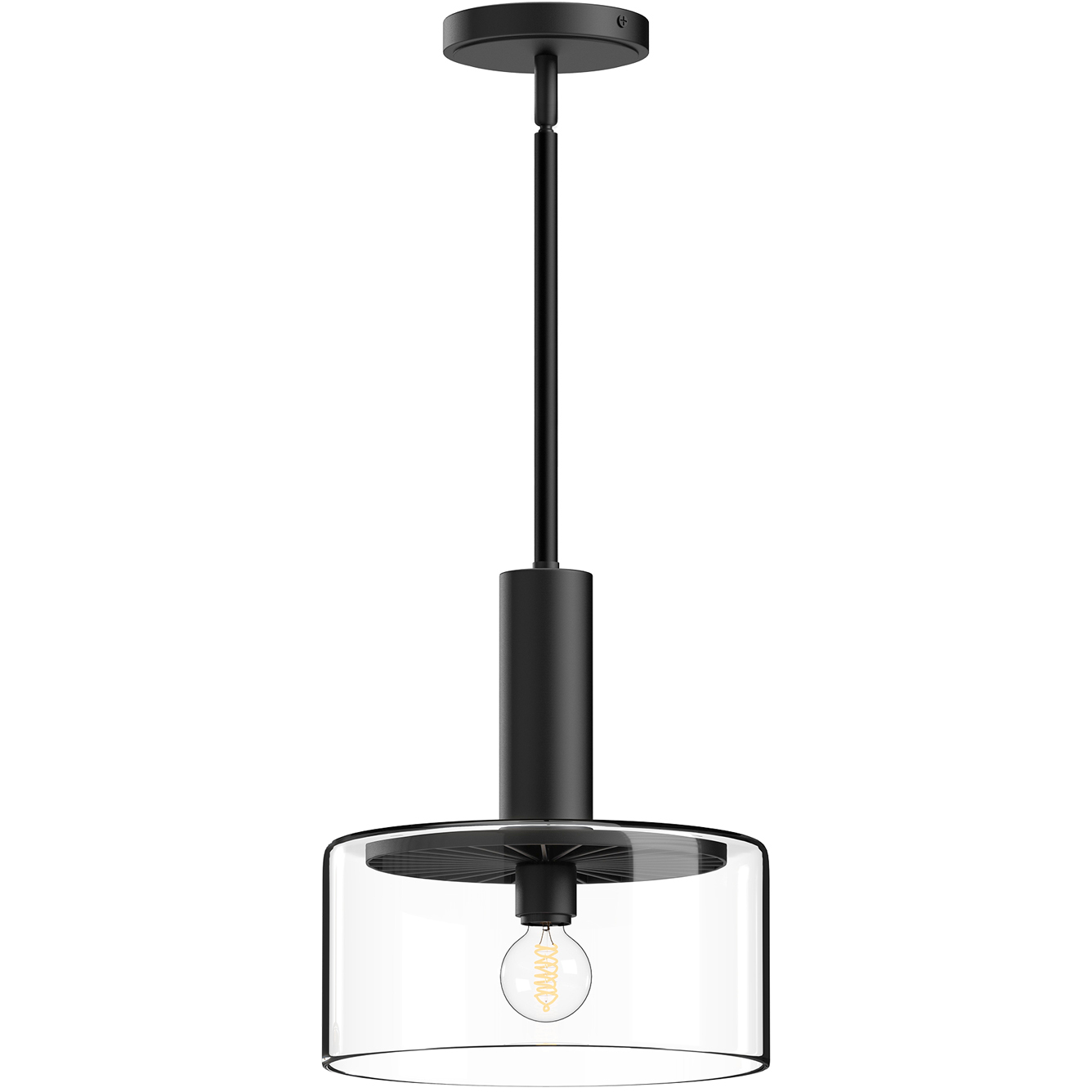 Alora Mood Royale 1 Light 10 inch Matte Black Pendant Ceiling Light