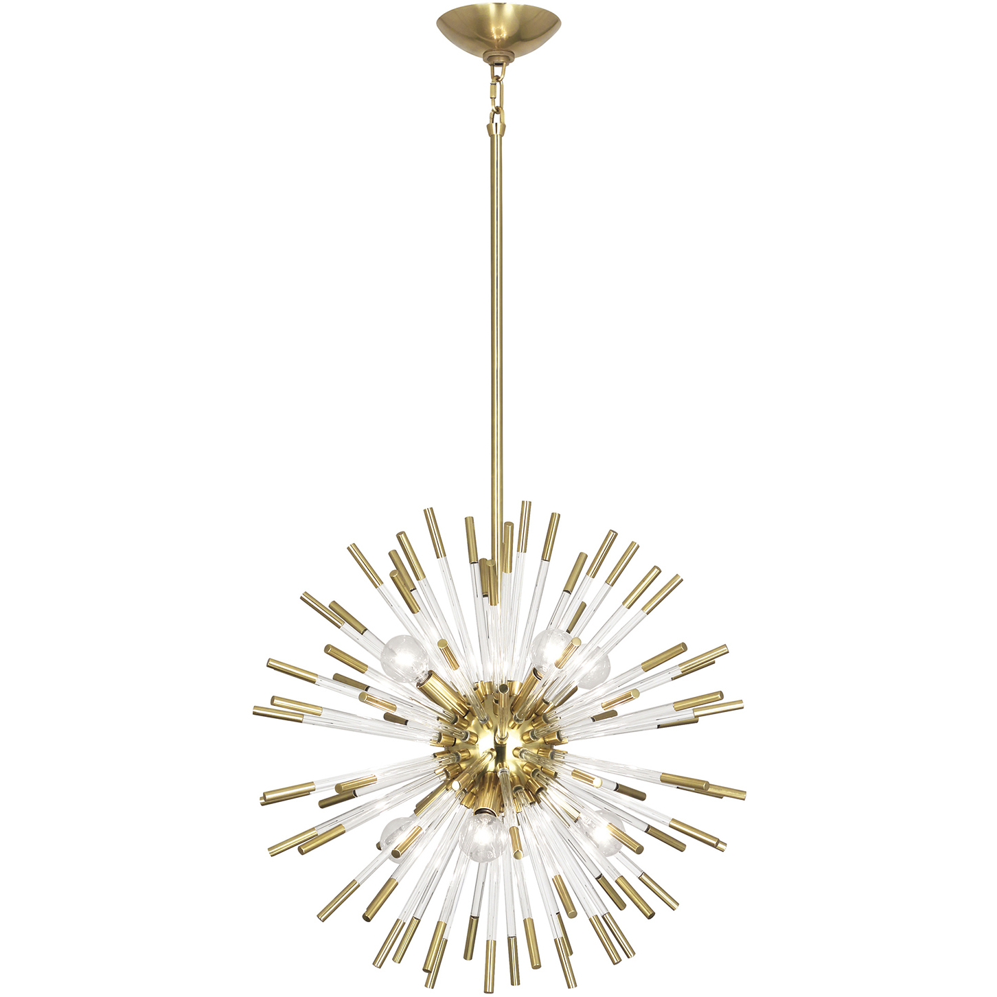Andromeda 8 Light 20 inch Modern Brass Pendant Ceiling Light