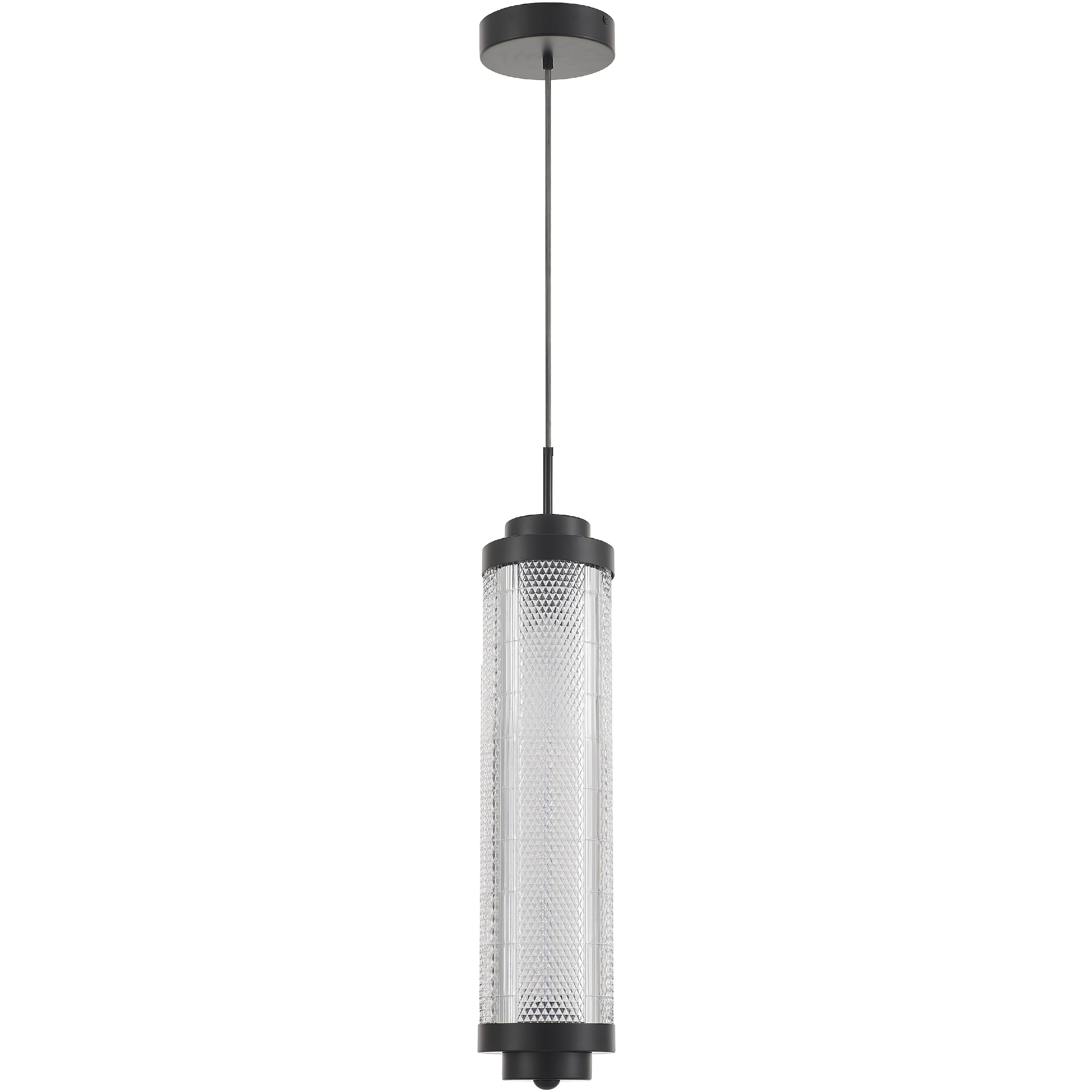 Peri LED 6 inch Matte Black Pendant Ceiling Light