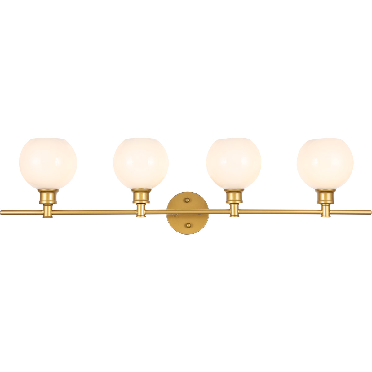 Syracuse 4 Light 37.6 inch Brass Wall sconce Wall Light