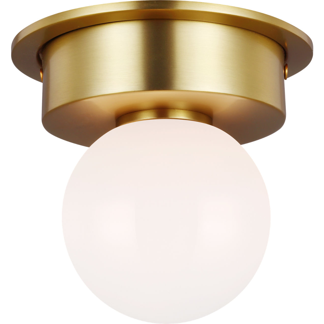 Kelly by Kelly Wearstler Nodes 1 Light 8 inch Burnished Brass Flush Mount Ceiling Light