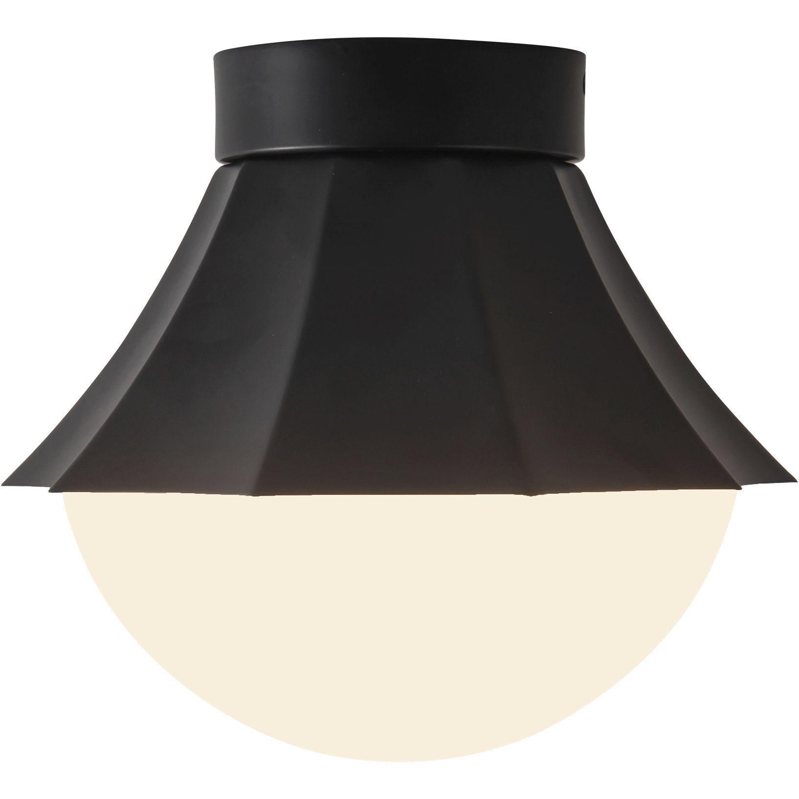Alora Mood Shelton 1 Light 11.38 inch Matte Black Semi-Flush Mount Ceiling Light