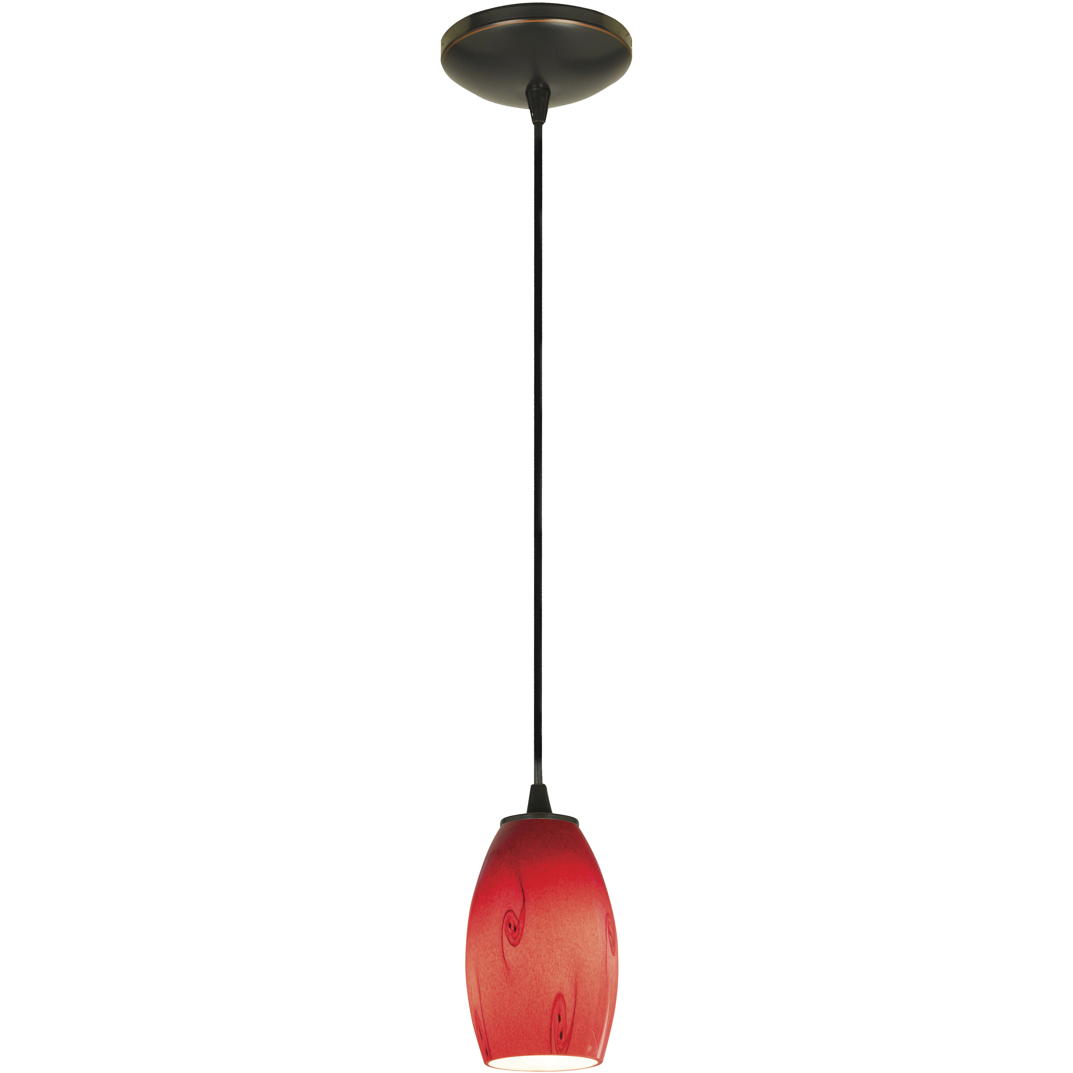 Merlot LED 3.5 inch Oil Rubbed Bronze Pendant Ceiling Light