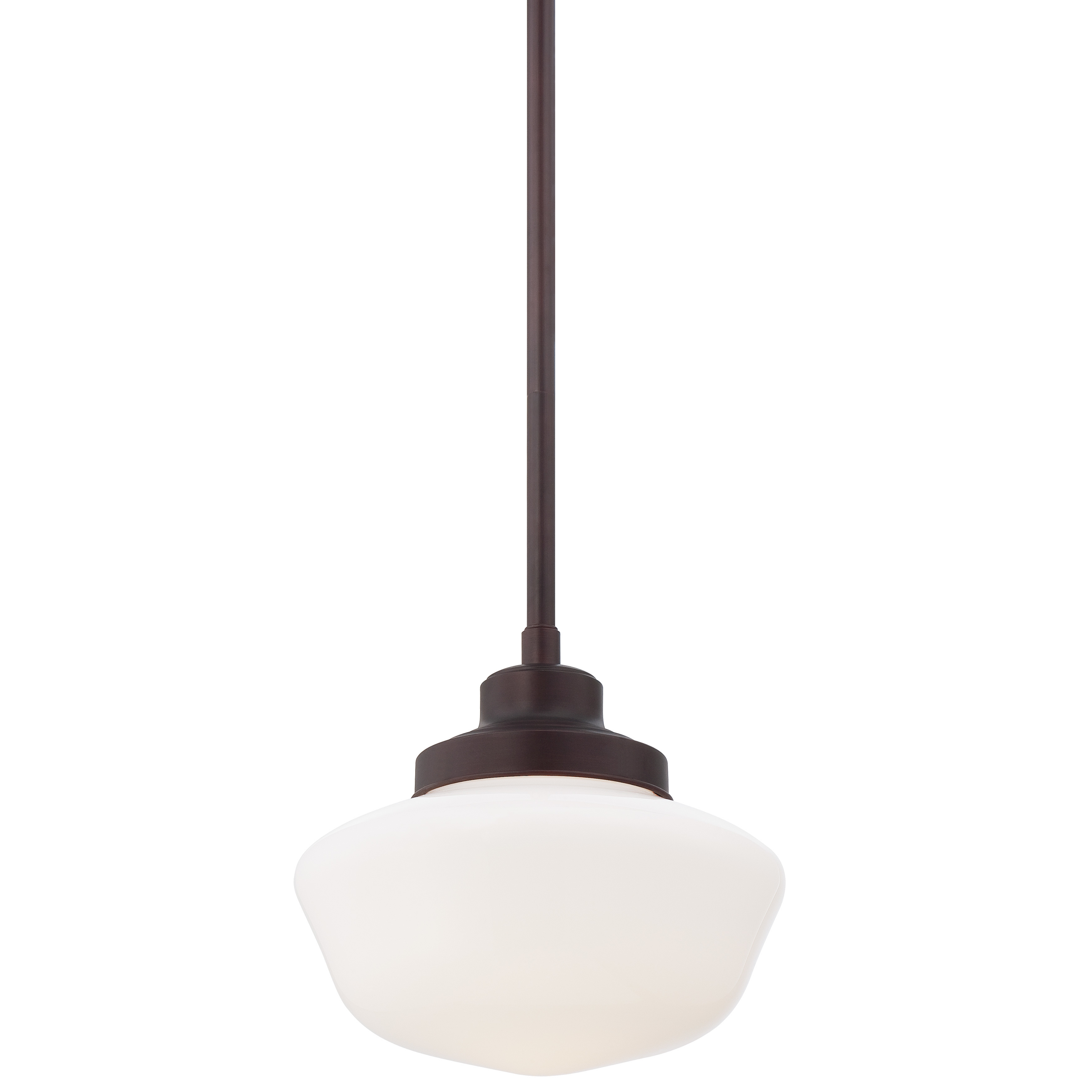 ML 1 Light 12 inch Brushed Bronze Pendant Ceiling Light