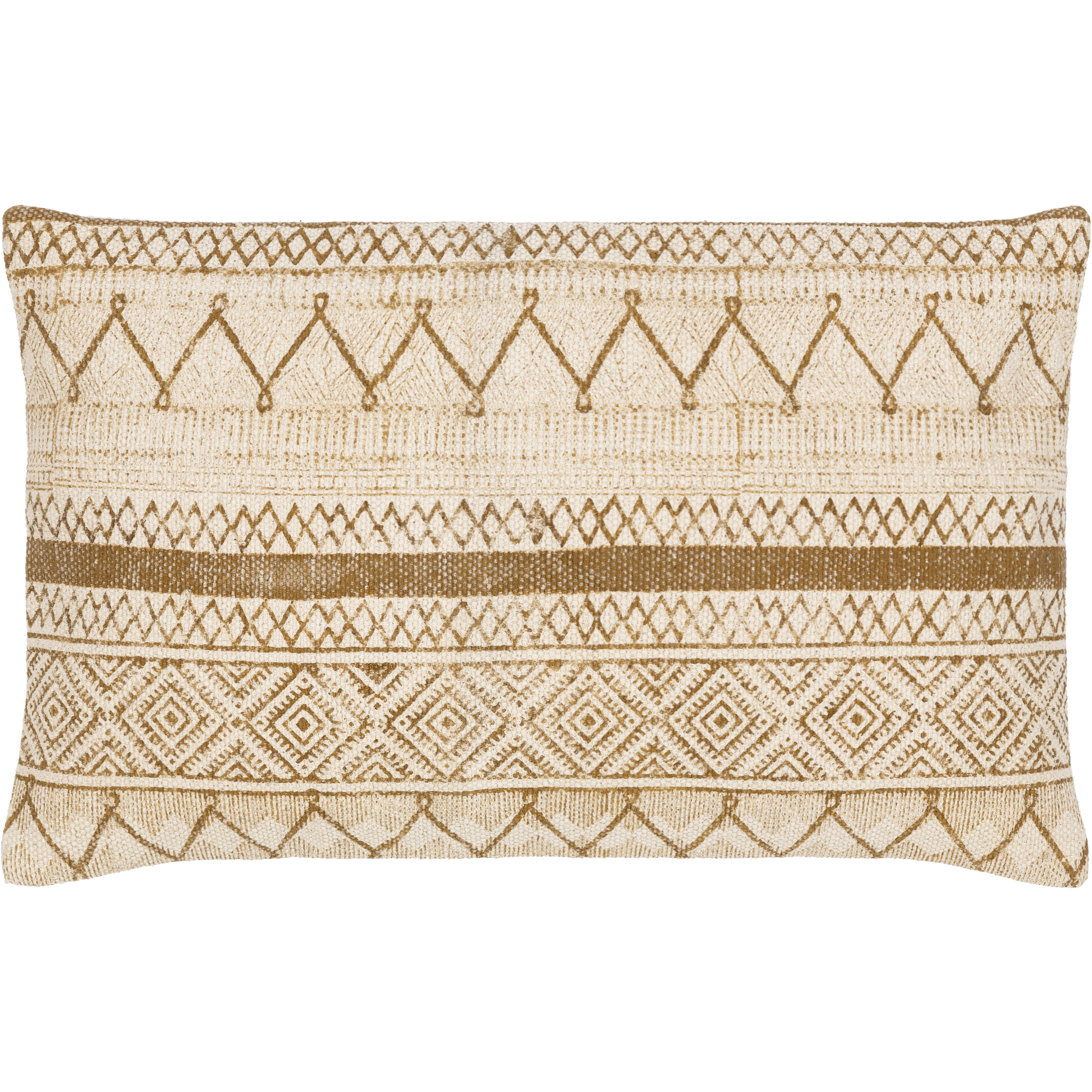 Janya 22 inch Light Beige Pillow Kit in 14 x 22, Lumbar