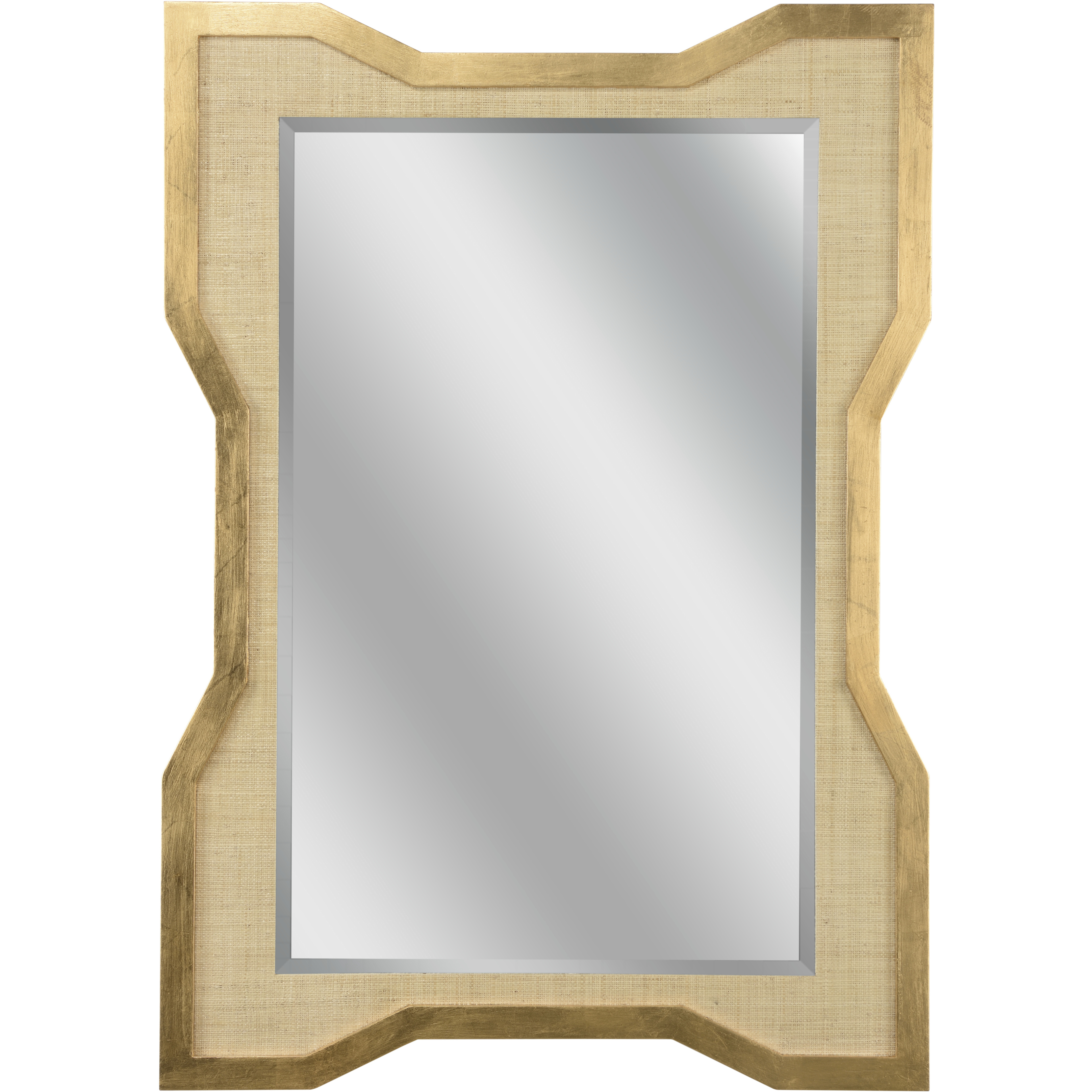Vanessa 48 X 34 inch Brown and Gold Mirror