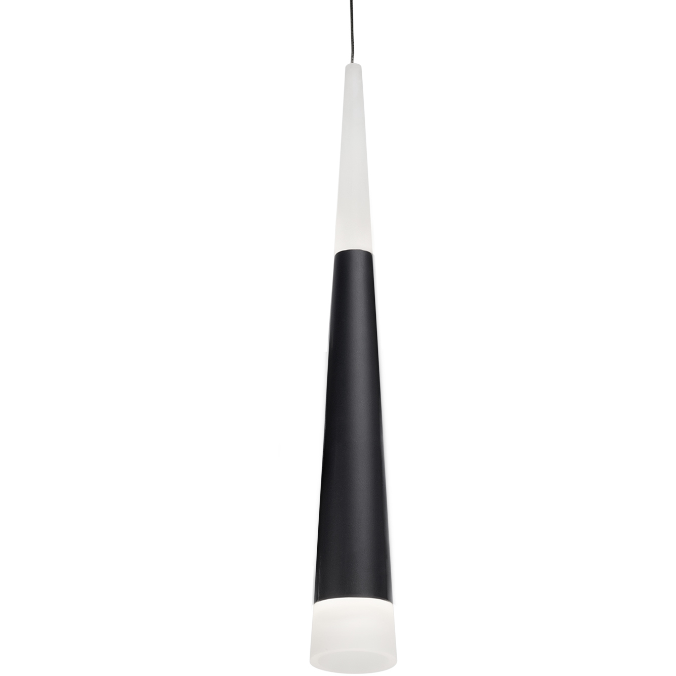 Ultra LED 2.13 inch Black Pendant Ceiling Light