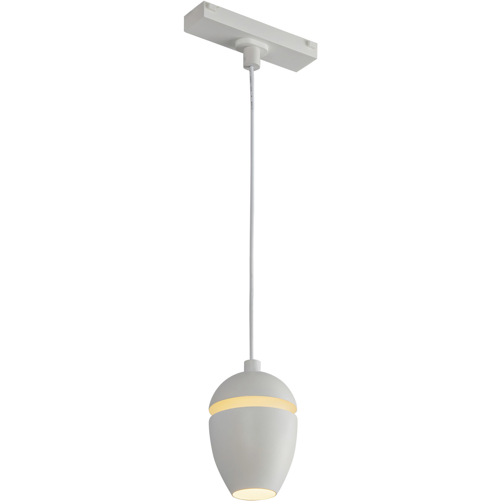 Eloa 48V DC White Trilo Track Pendant Ceiling Light in 4000K