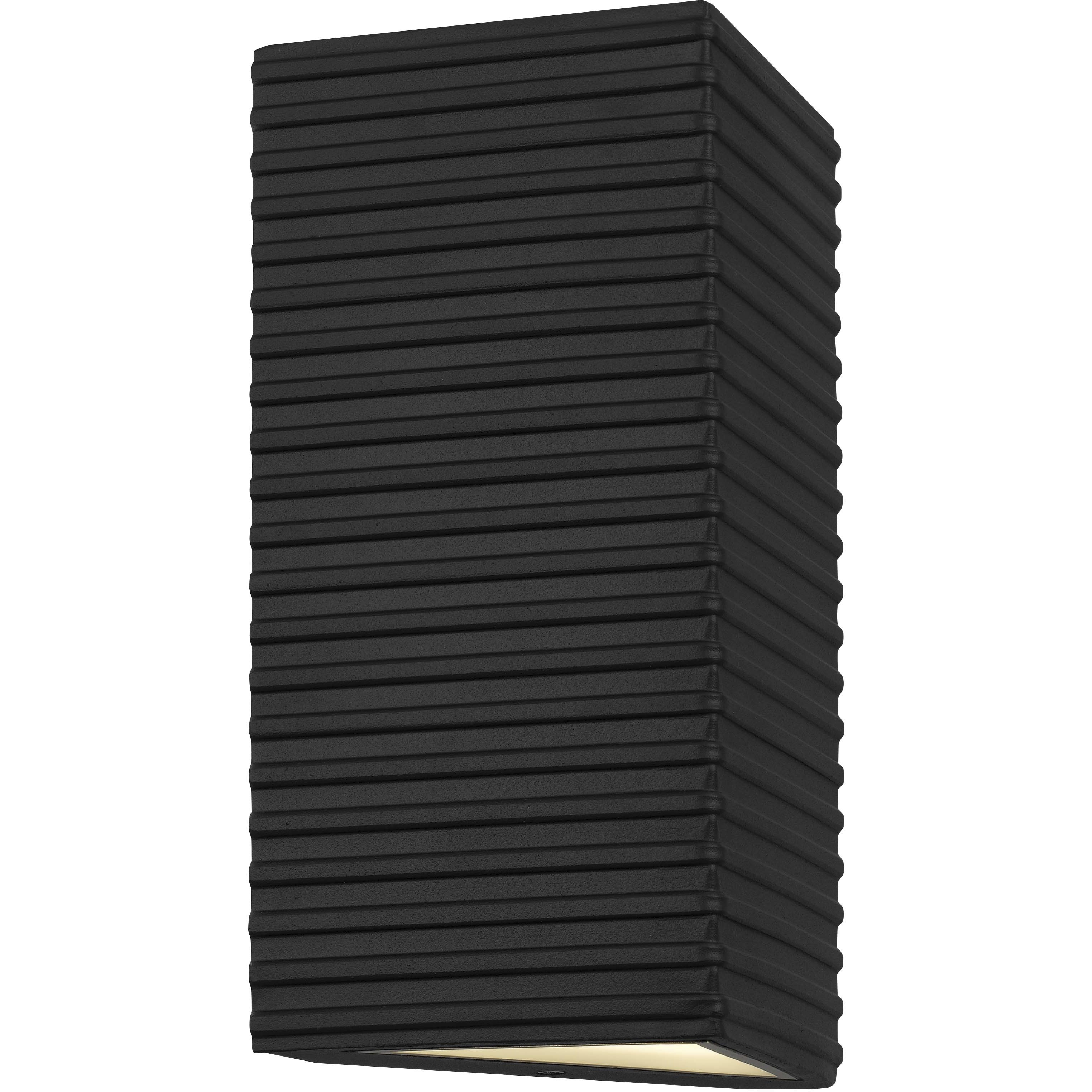 Kyler 10.25 inch Earth Black Outdoor Wall Lantern