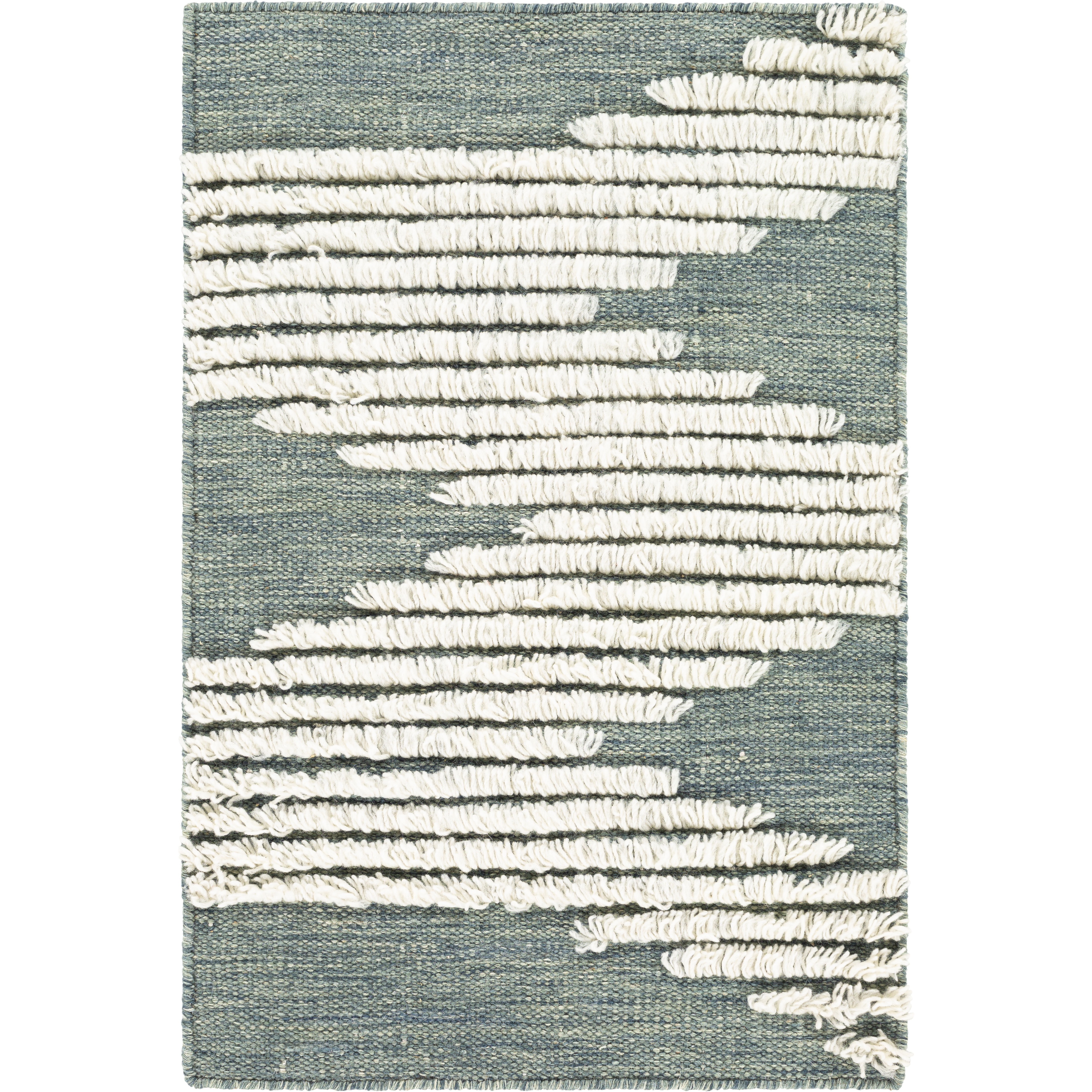 Apache 60 X 36 inch Grey Rug in 3 x 5, Rectangle
