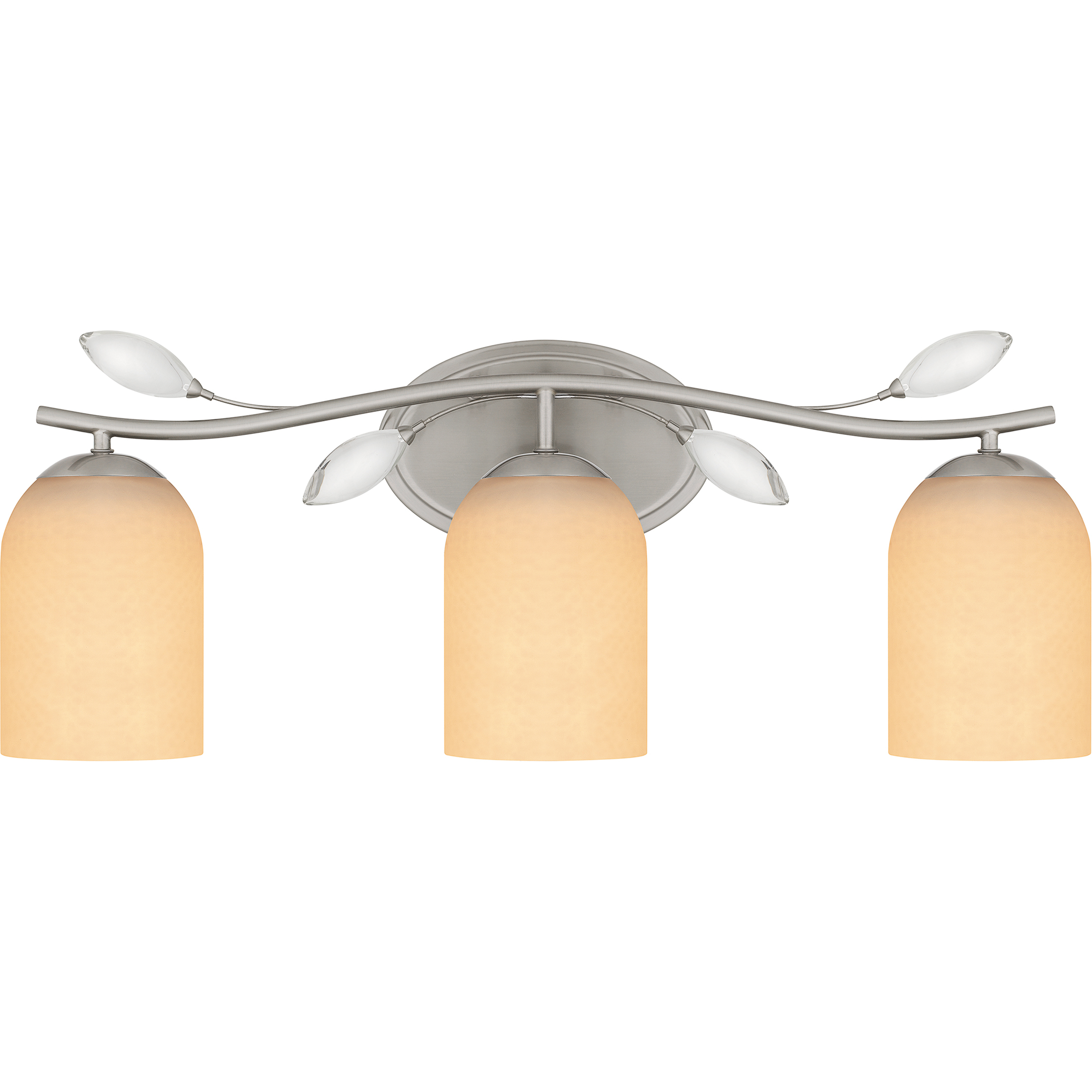 Ulysses 3 Light 24 inch Brushed Nickel Bath Light Wall Light, Large