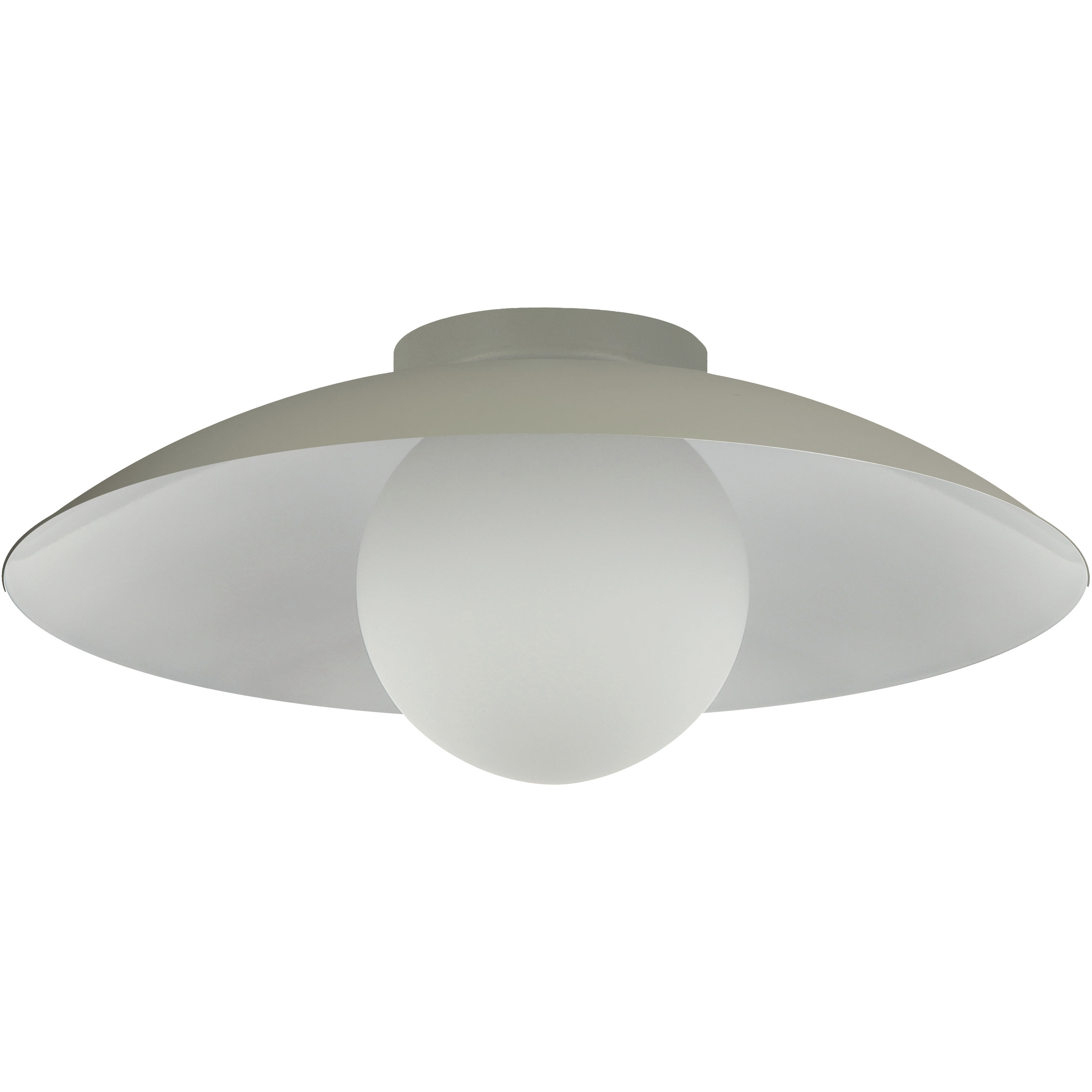 Olivia 1 Light 15.75 inch Matte Linen Flush Mount Ceiling Light