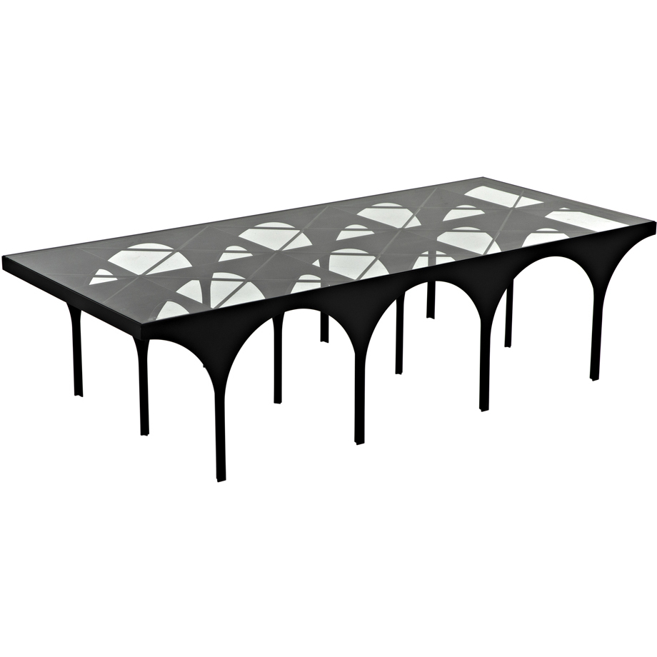 Akashi 68 X 30 inch Matte Black Coffee Table