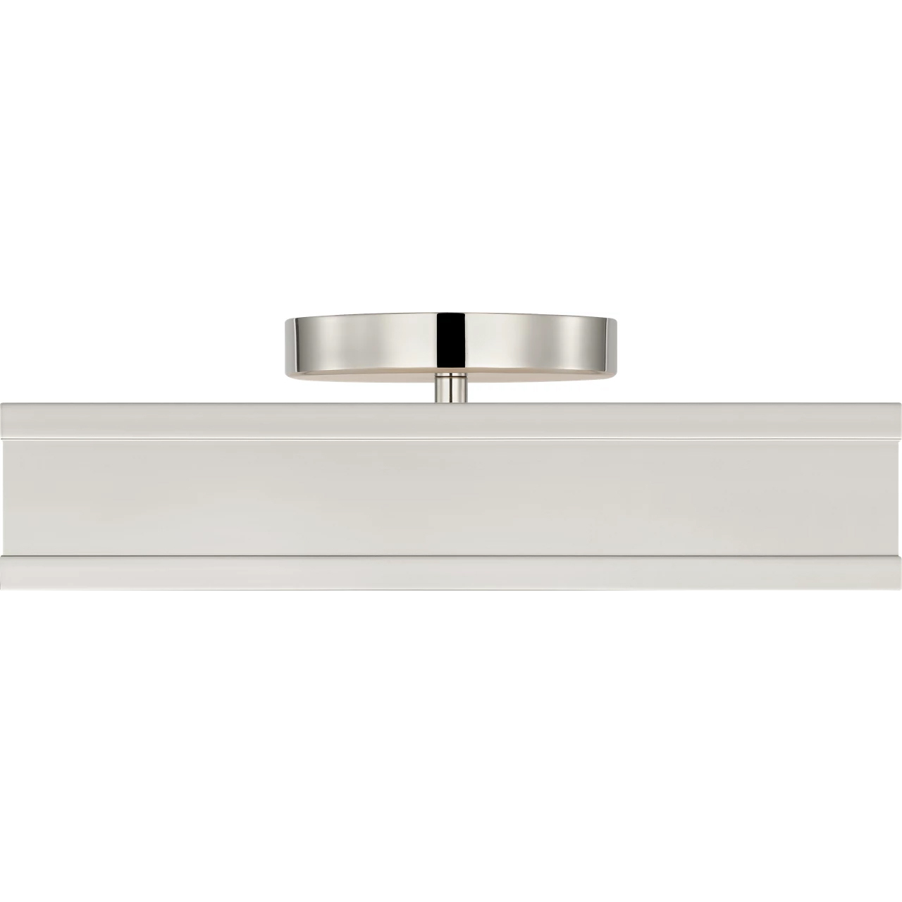 Paloma Contreras Dupont 12 inch Polished Nickel Semi-Flush Mount Ceiling Light