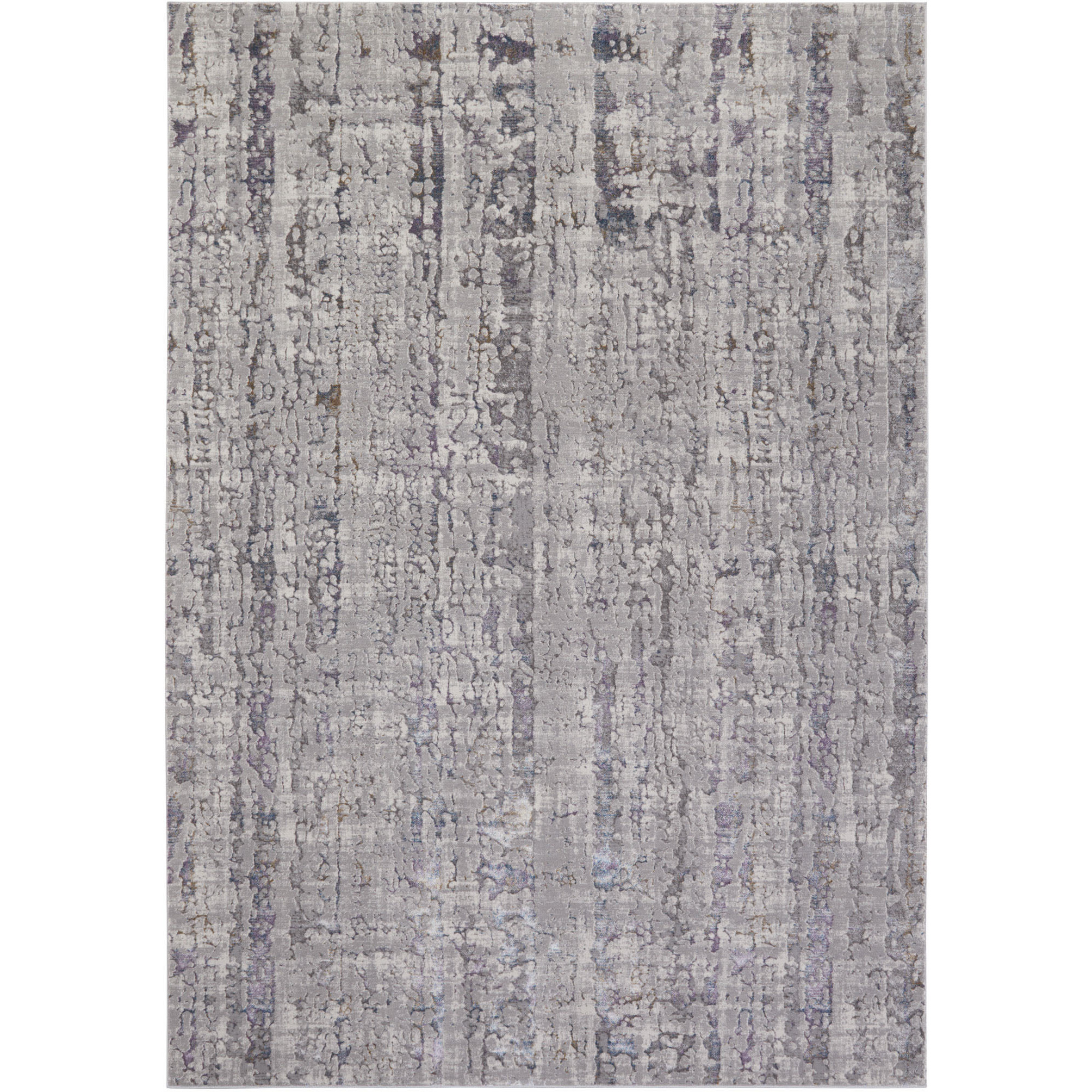 Darica 90 X 63 inch Silver Rug in 5 x 7