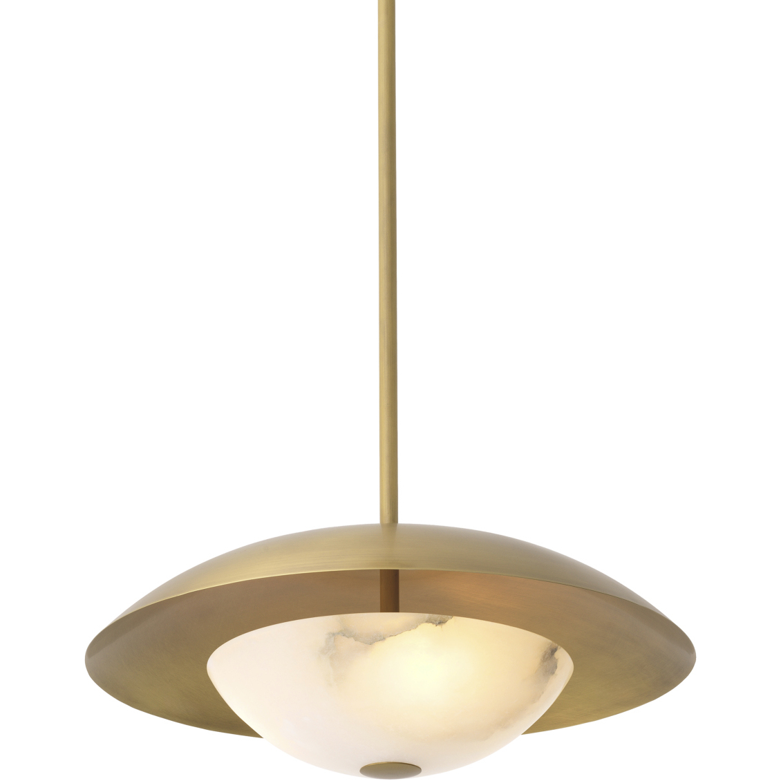 Marcona 3 Light 19.69 inch Antique Brass and Alabaster Pendant Ceiling Light
