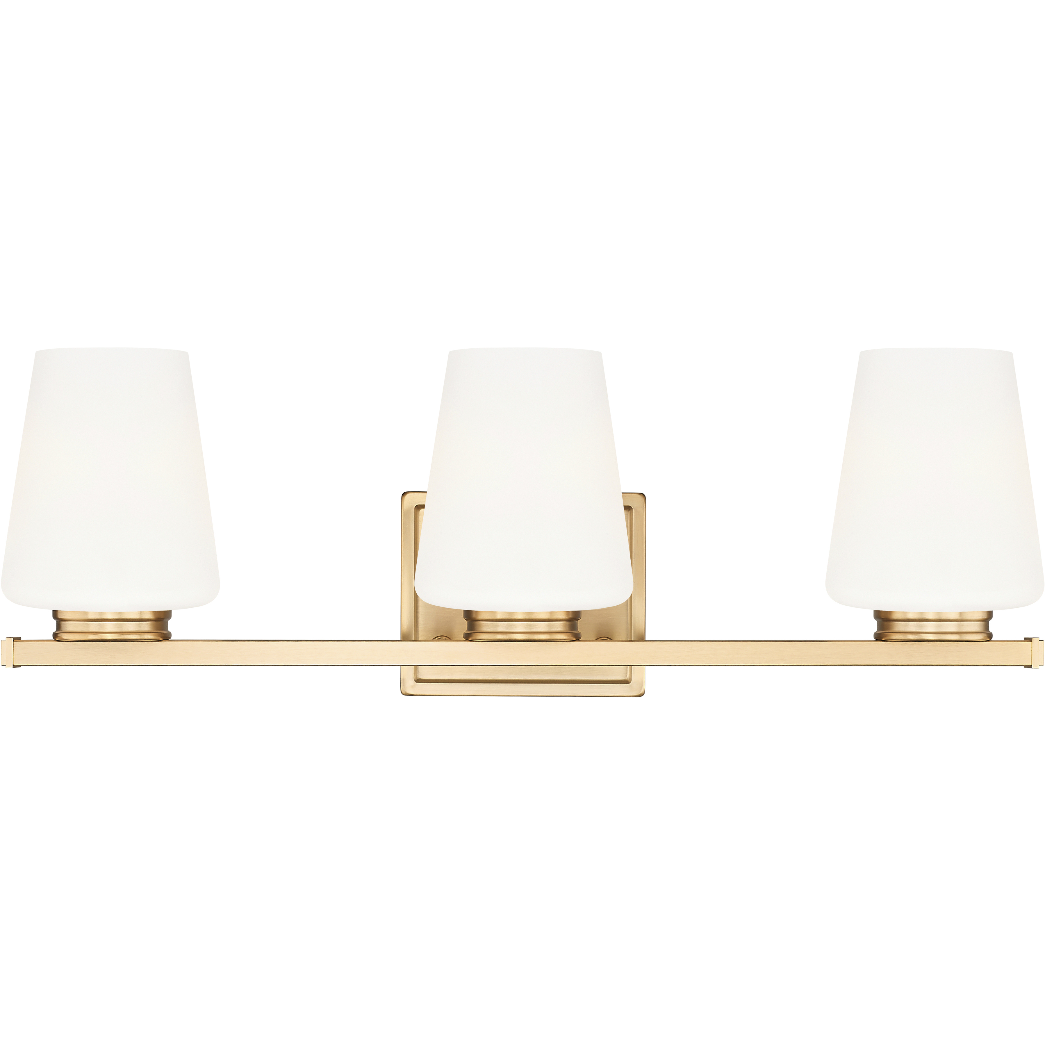 Nextra 3 Light 24 inch Modern Gold Bath Vanity Wall Light
