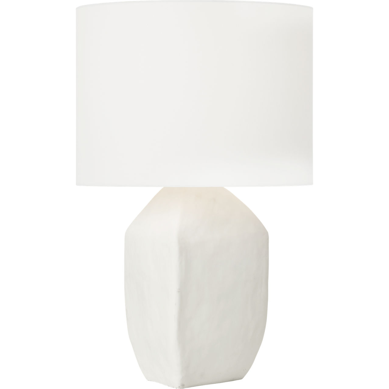 Hable Sybert 27.5 inch 9 watt Matte White Ceramic Table Lamp Portable Light