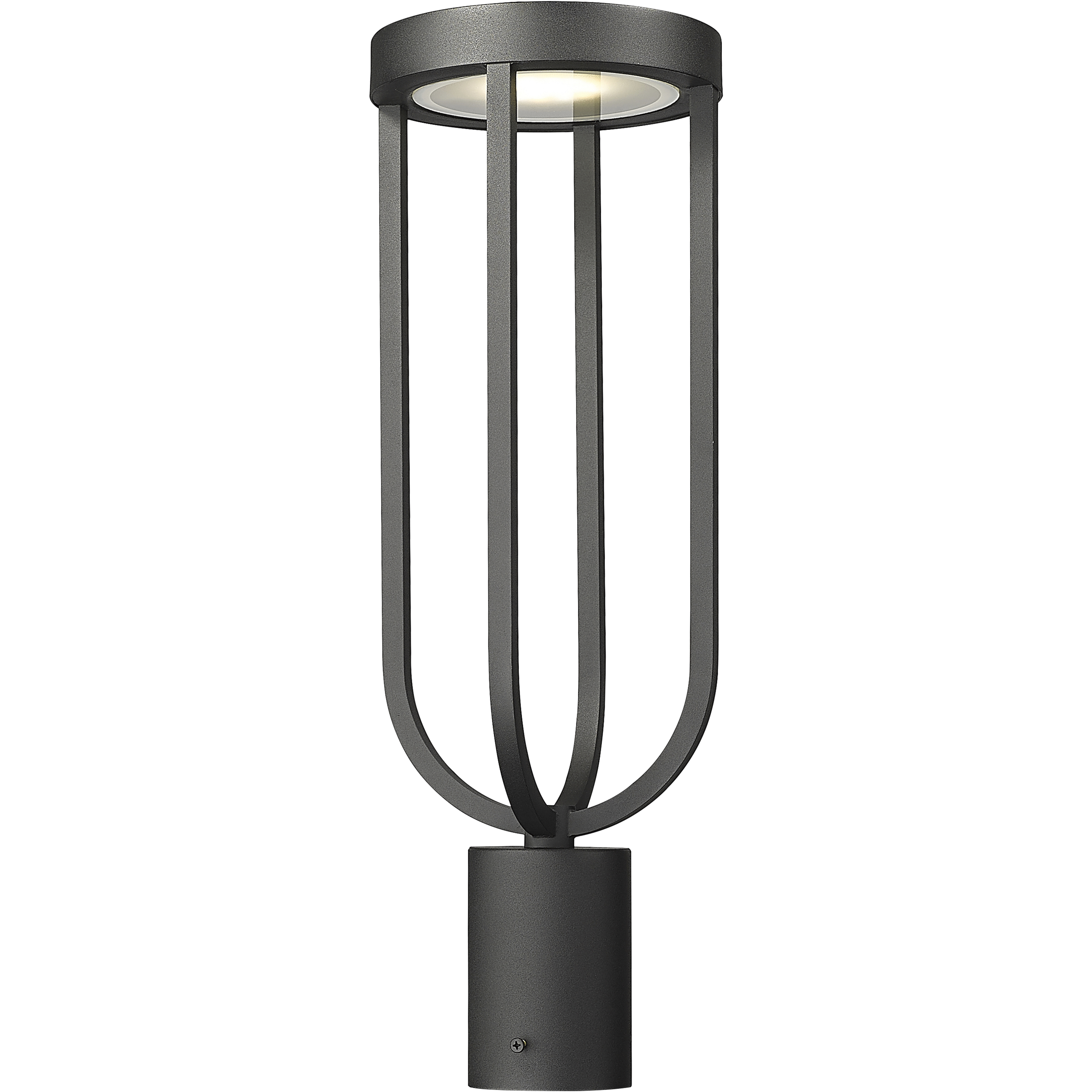 Leland LED 21 inch Sand Black Outdoor Post Mount Fixture