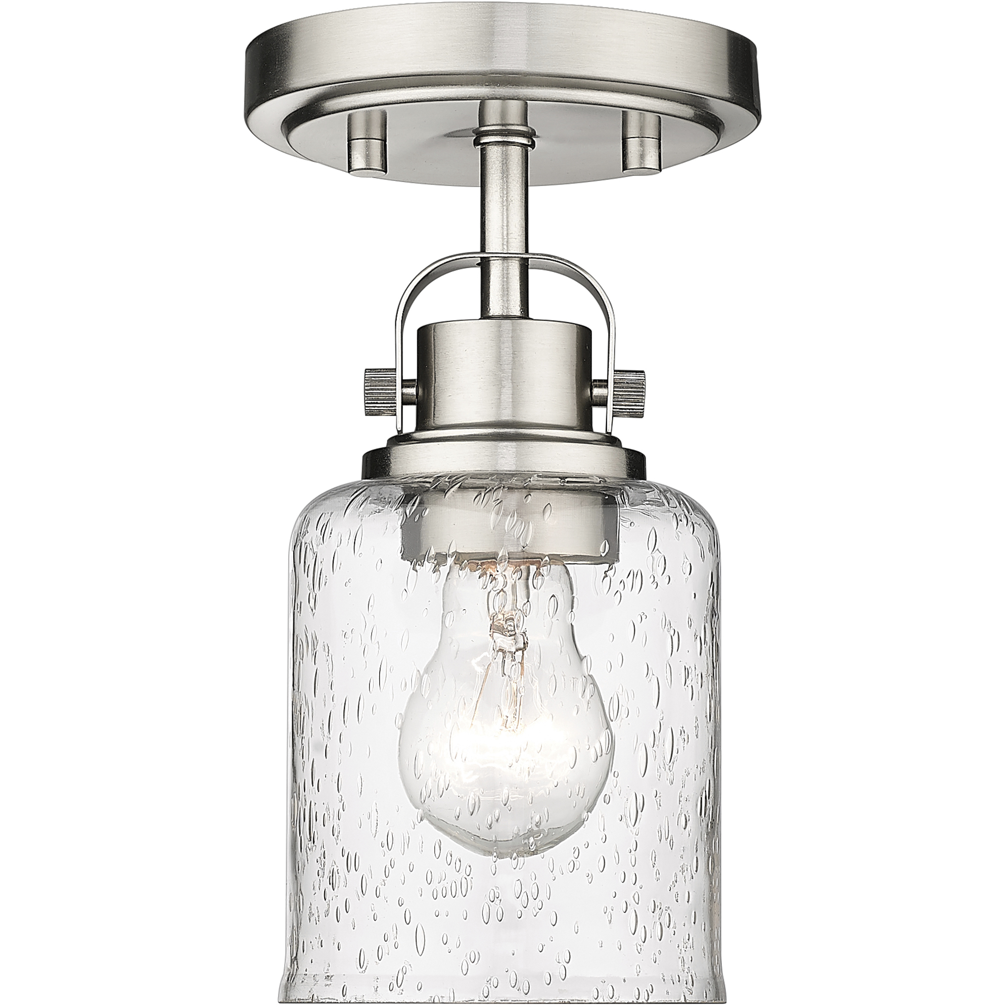 Kinsley 1 Light 5.25 inch Brushed Nickel Flush Mount Ceiling Light