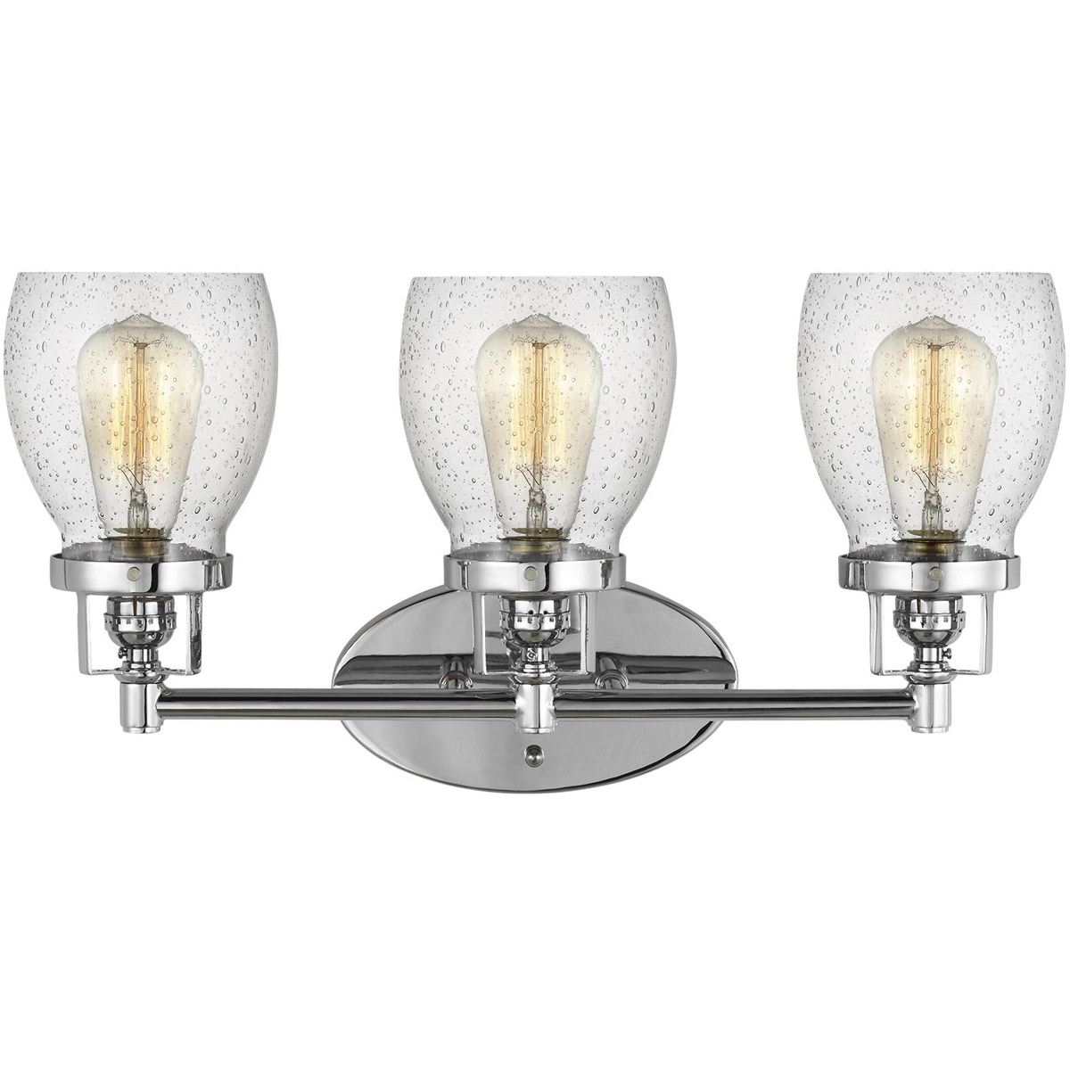 Belton 3 Light 21 inch Chrome Wall Bath Fixture Wall Light