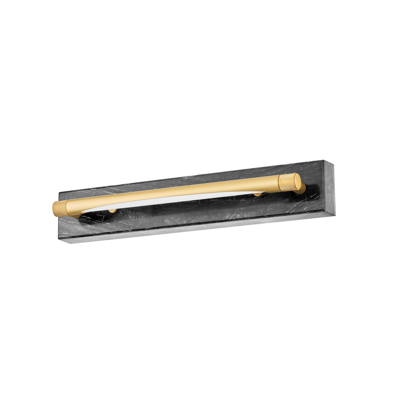Hayden LED 4 inch Aged Brass ADA Wall Sconce Wall Light, Small