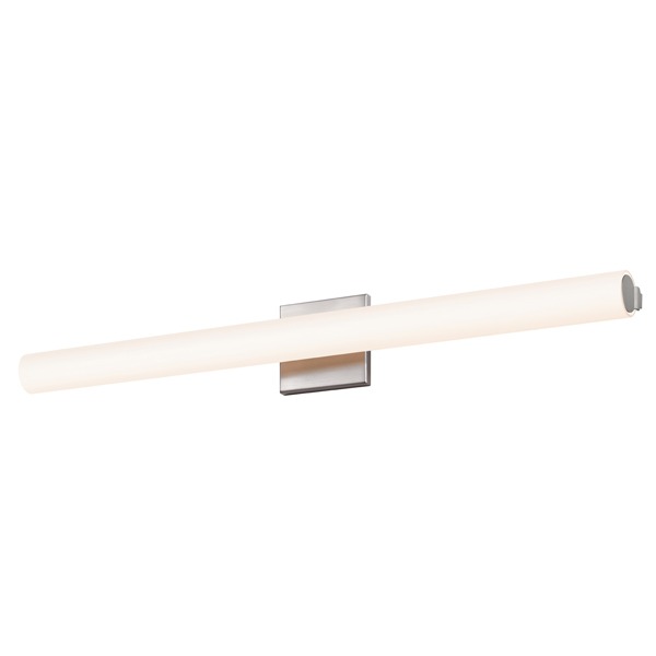 Tubo Slim LED 32 inch Satin Nickel Bath Bar Wall Light in Flat