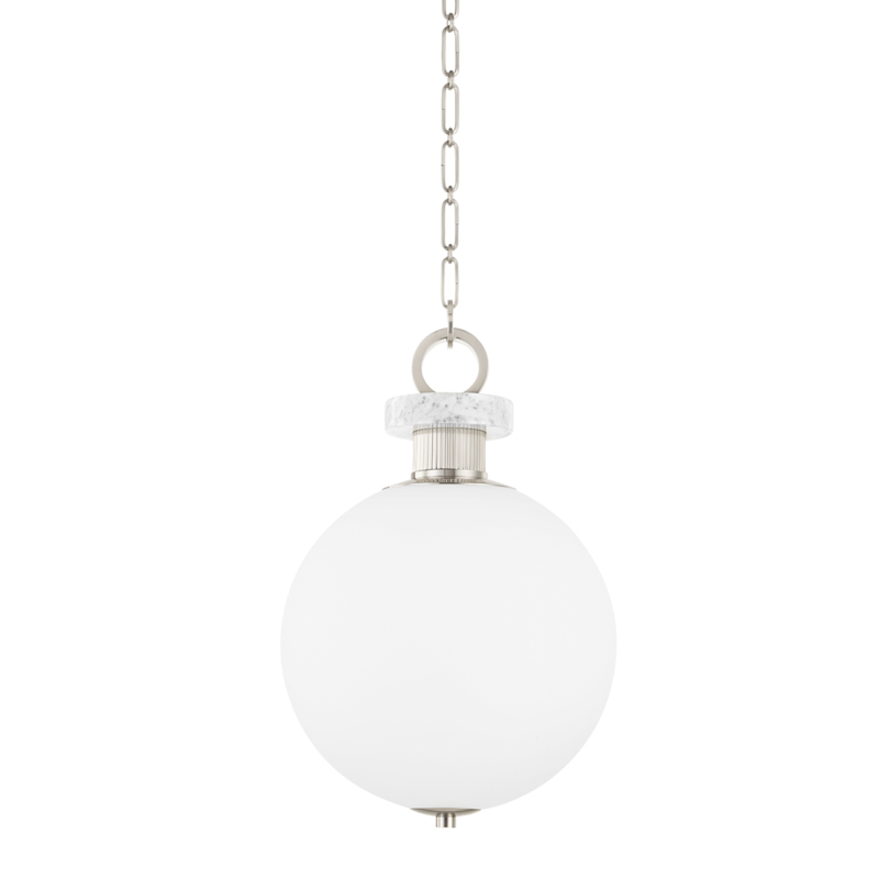Haru 1 Light 13.5 inch Burnished Nickel Pendant Ceiling Light