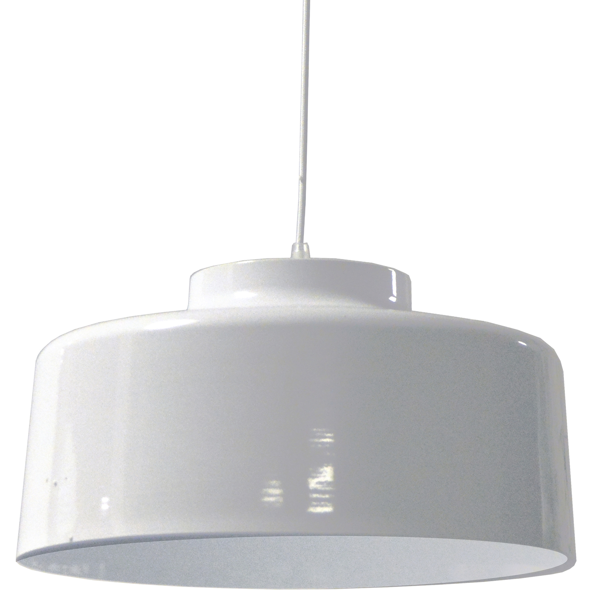 Kup 1 Light 19.75 inch White Pendant Ceiling Light