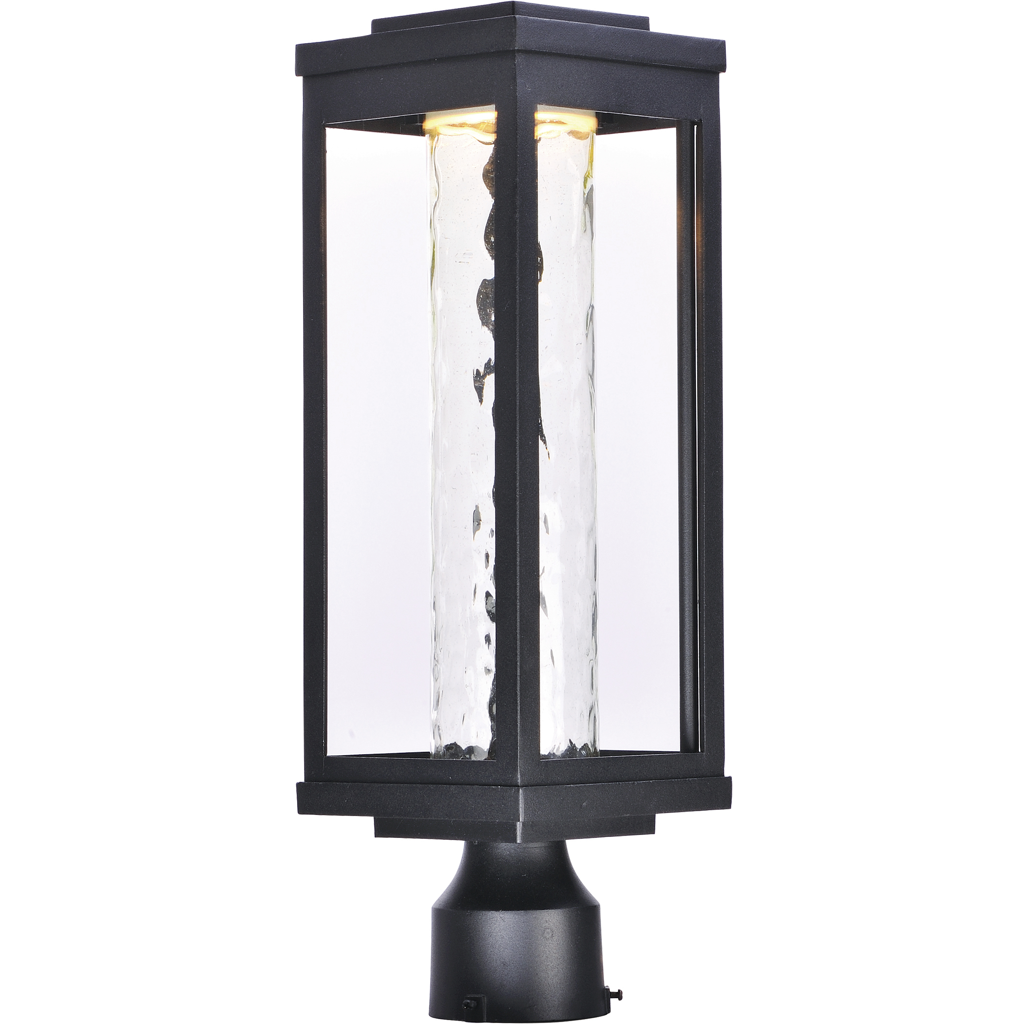 Salon LED 19.5 inch Black Outdoor Pole/Post Mount in Water